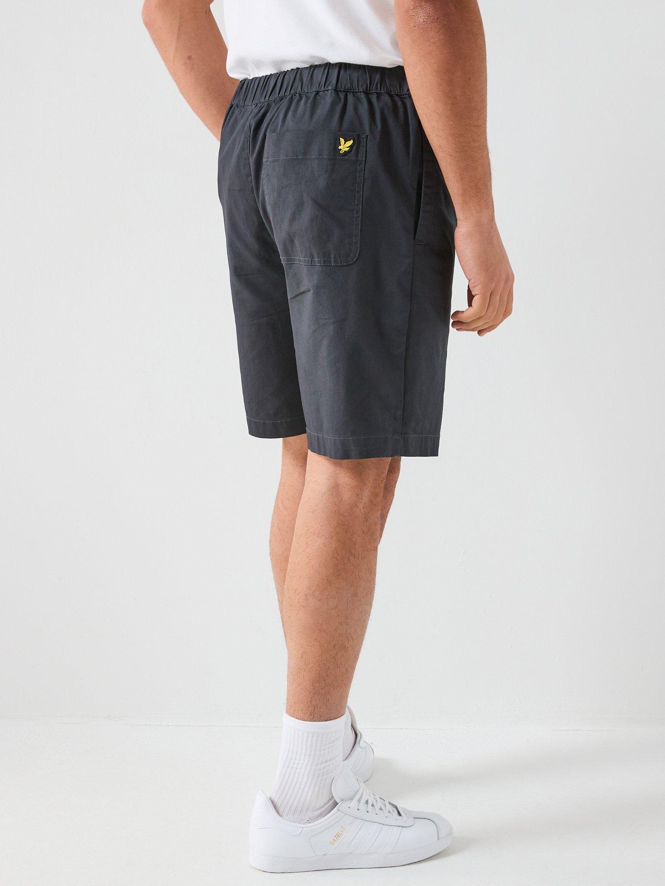 stillFront image of lyle-scott-everyday-shorts-black