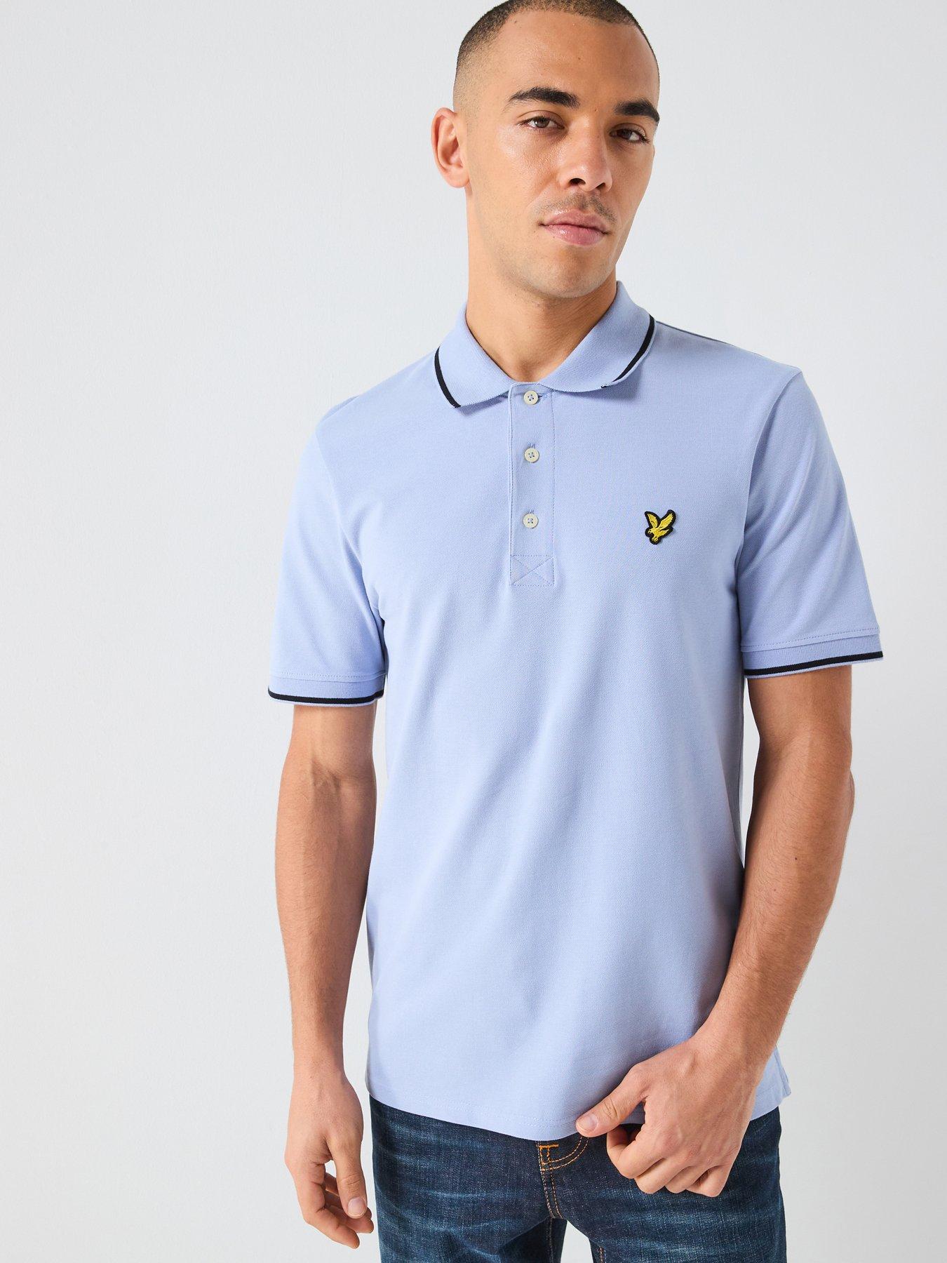 Lyle & Scott Tipped Polo Shirt - Blue
