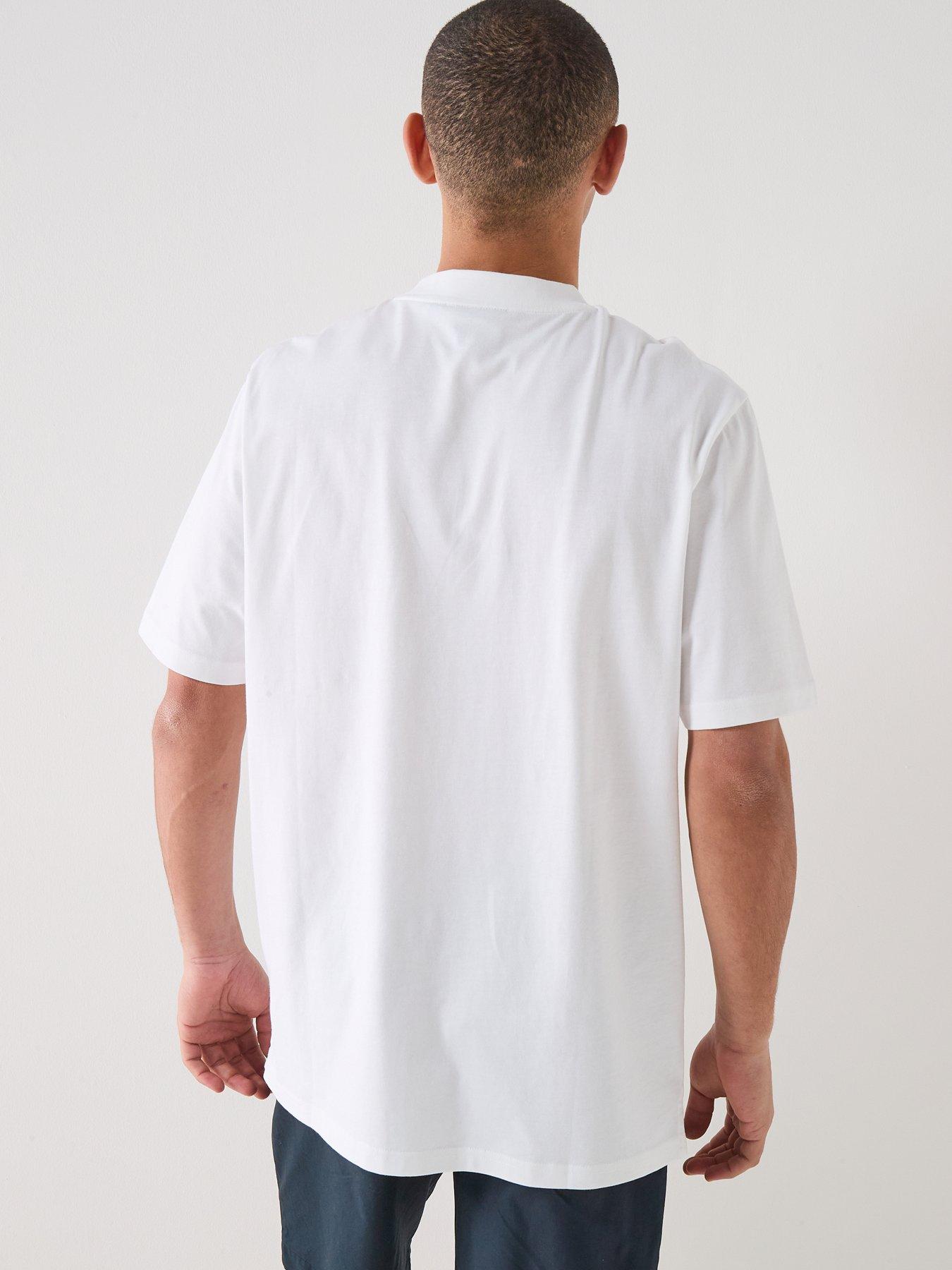  image of lyle-scott-oversized-t-shirt-white