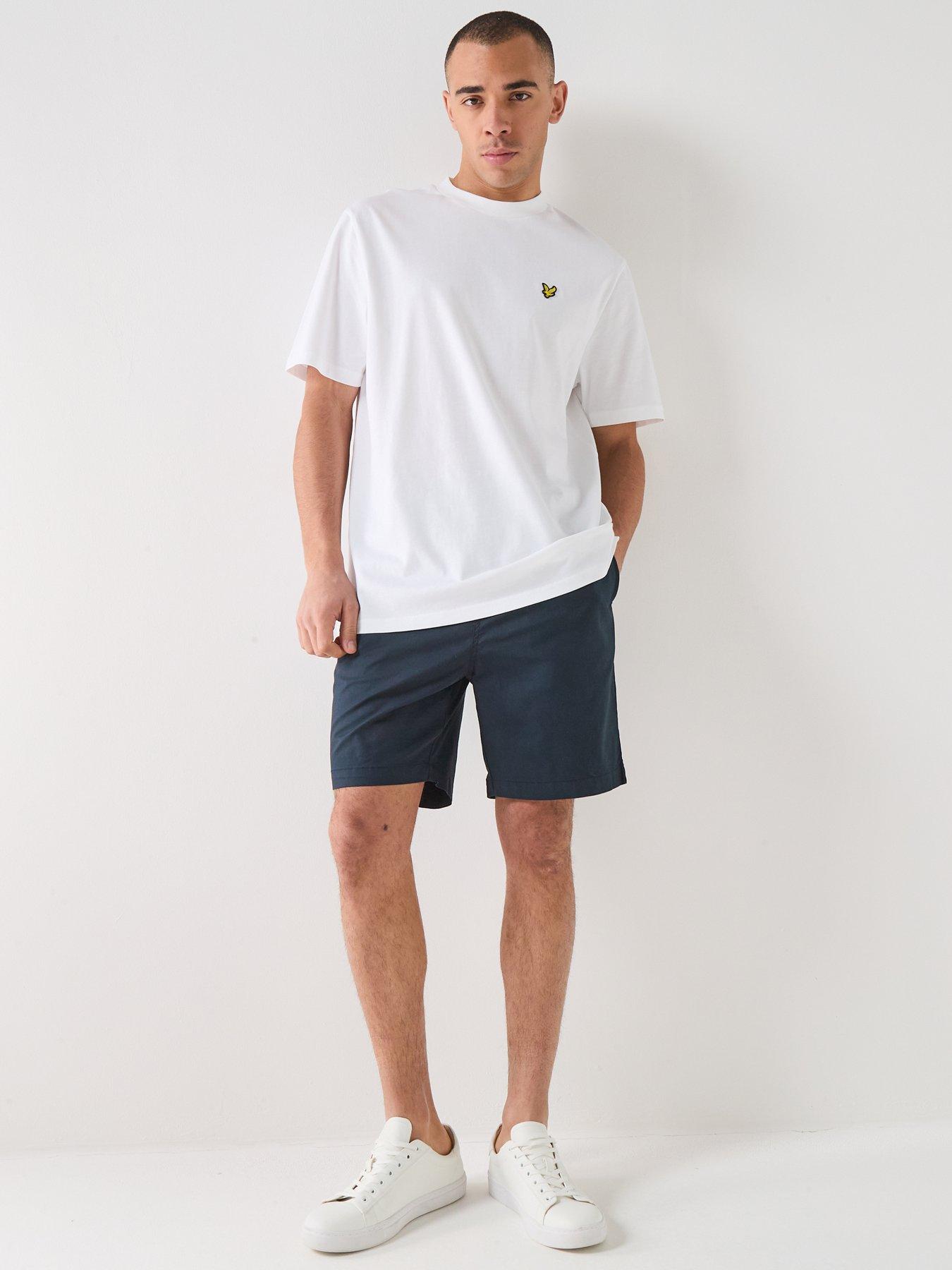 Image 3 of 6 of Lyle & Scott Oversized Cotton Crew Neck T-Shirt - White