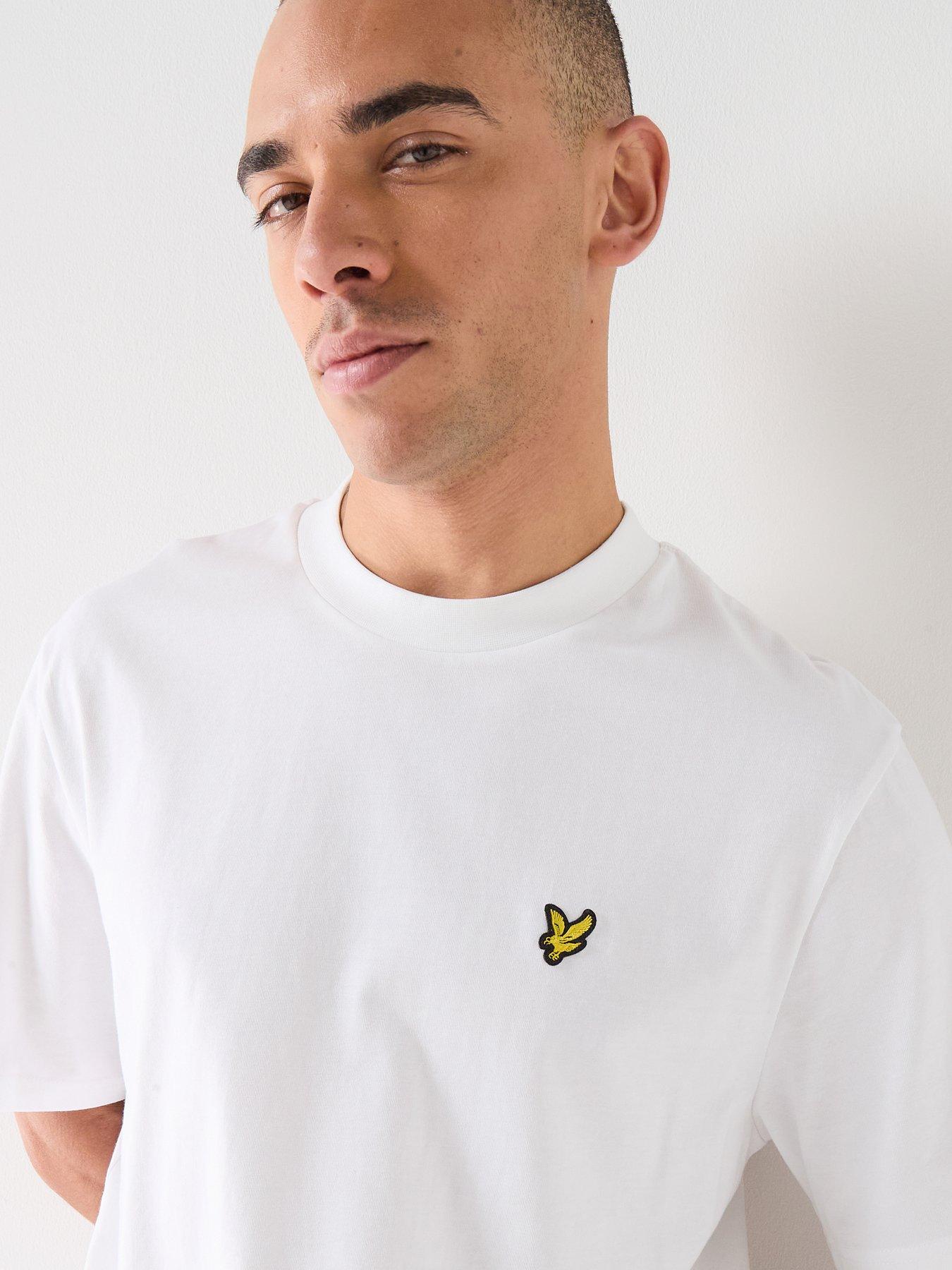  image of lyle-scott-oversized-t-shirt-white