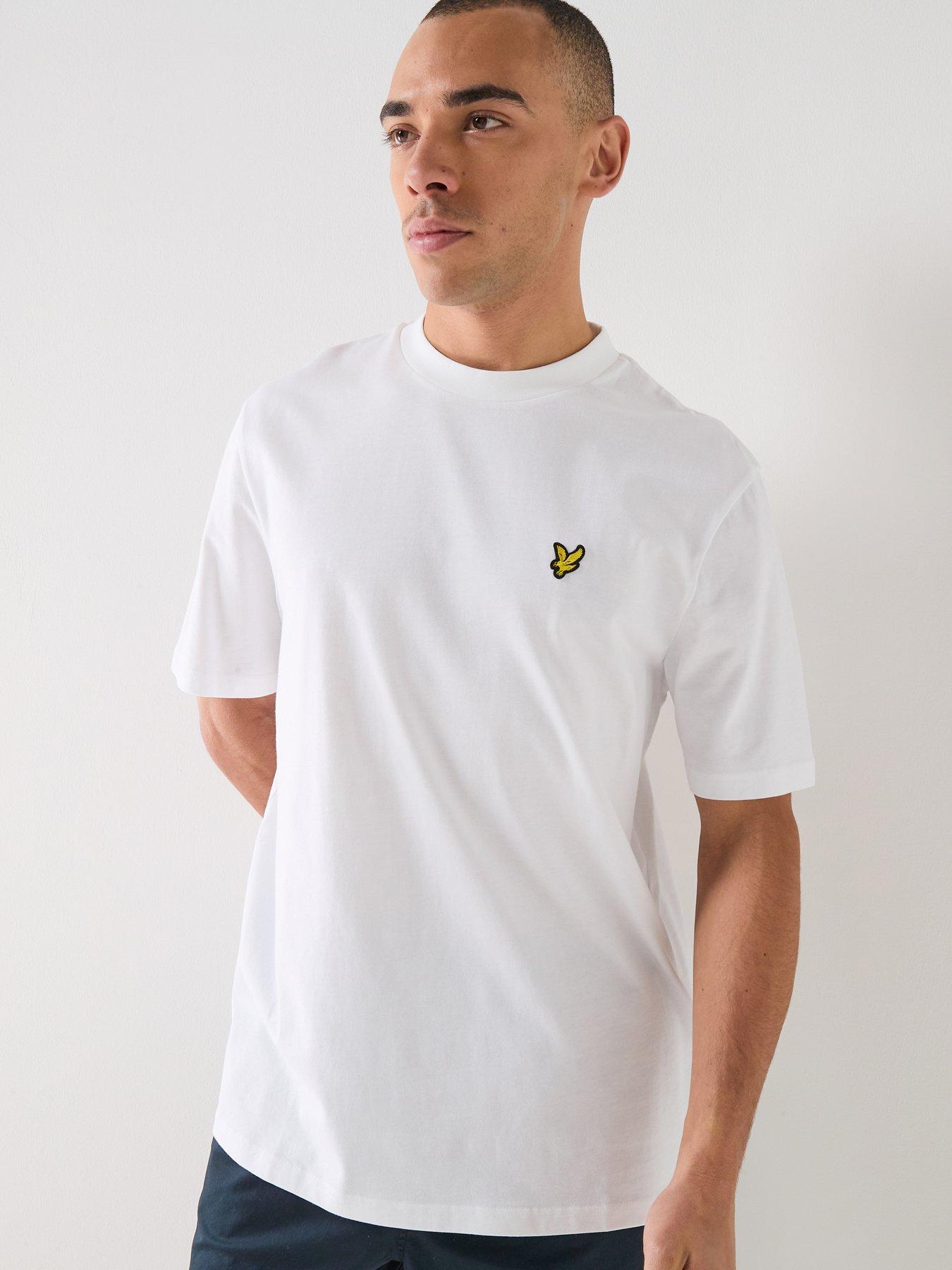  image of lyle-scott-oversized-t-shirt-white