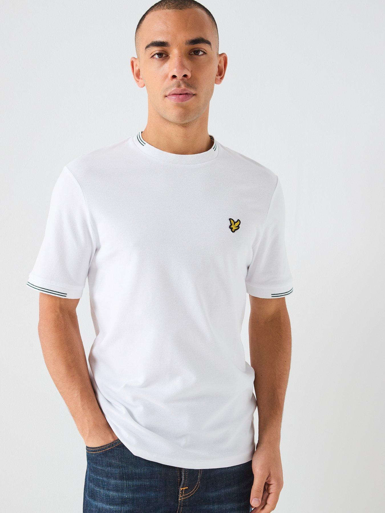 Lyle & Scott Quarter Tipped T-Shirt - White