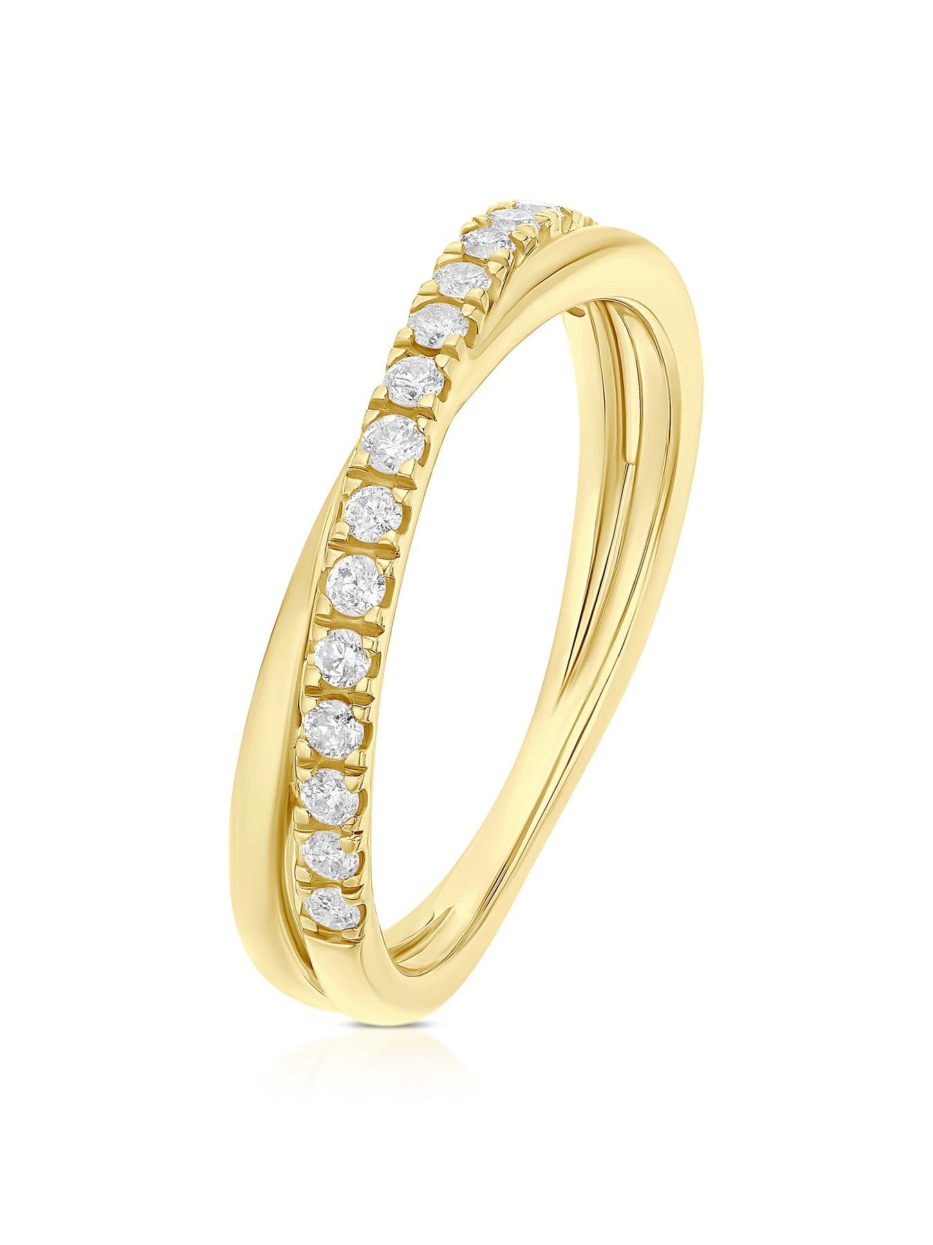 stillFront image of h-samuel-9ct-crossover-eternity-033ct-diamond-ring-gold