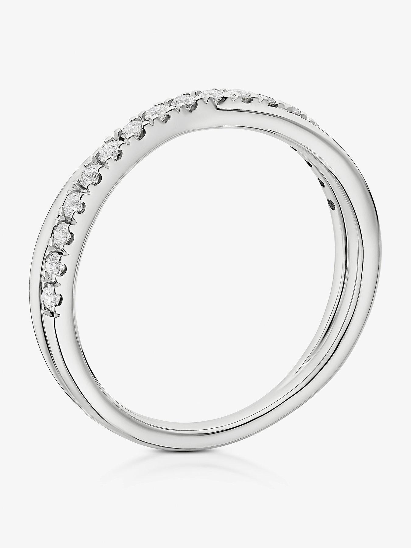  image of h-samuel-9ct-crossover-eternity-033ct-diamond-ring-white-gold