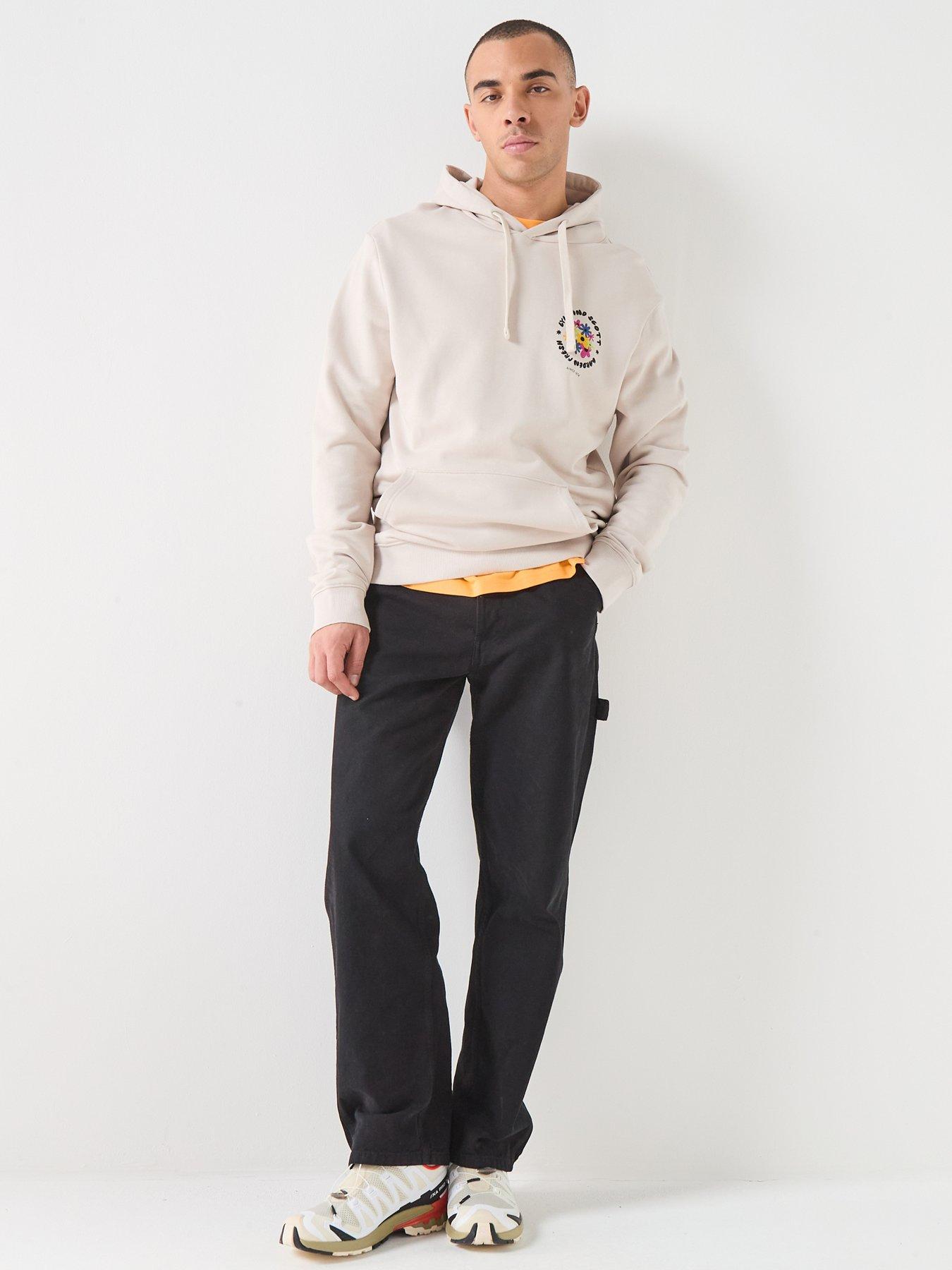 Image 3 of 6 of Lyle & Scott Nature Graphic Pullover Hoodie - Beige