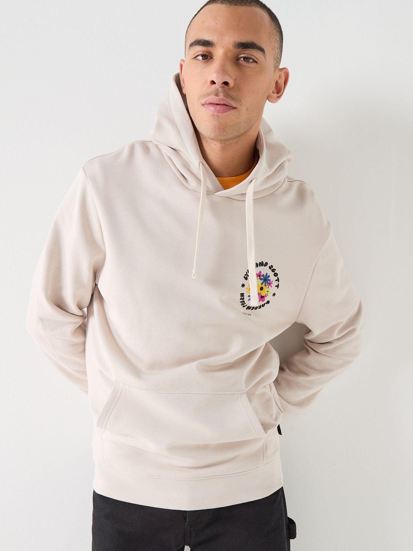 Image 6 of 6 of Lyle & Scott Nature Graphic Pullover Hoodie - Beige