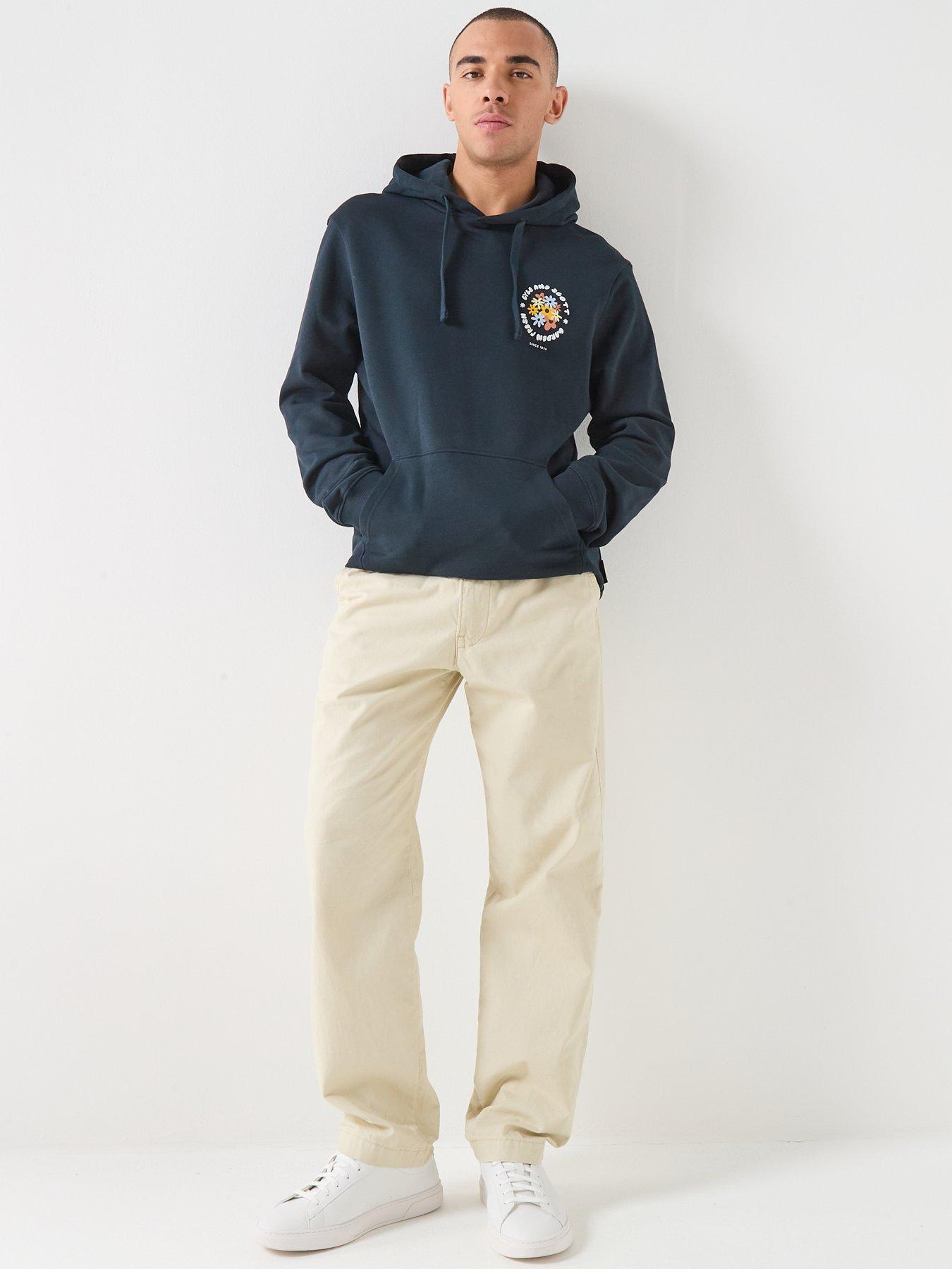 Image 3 of 6 of Lyle & Scott Nature Graphic Pullover Hoodie - Navy