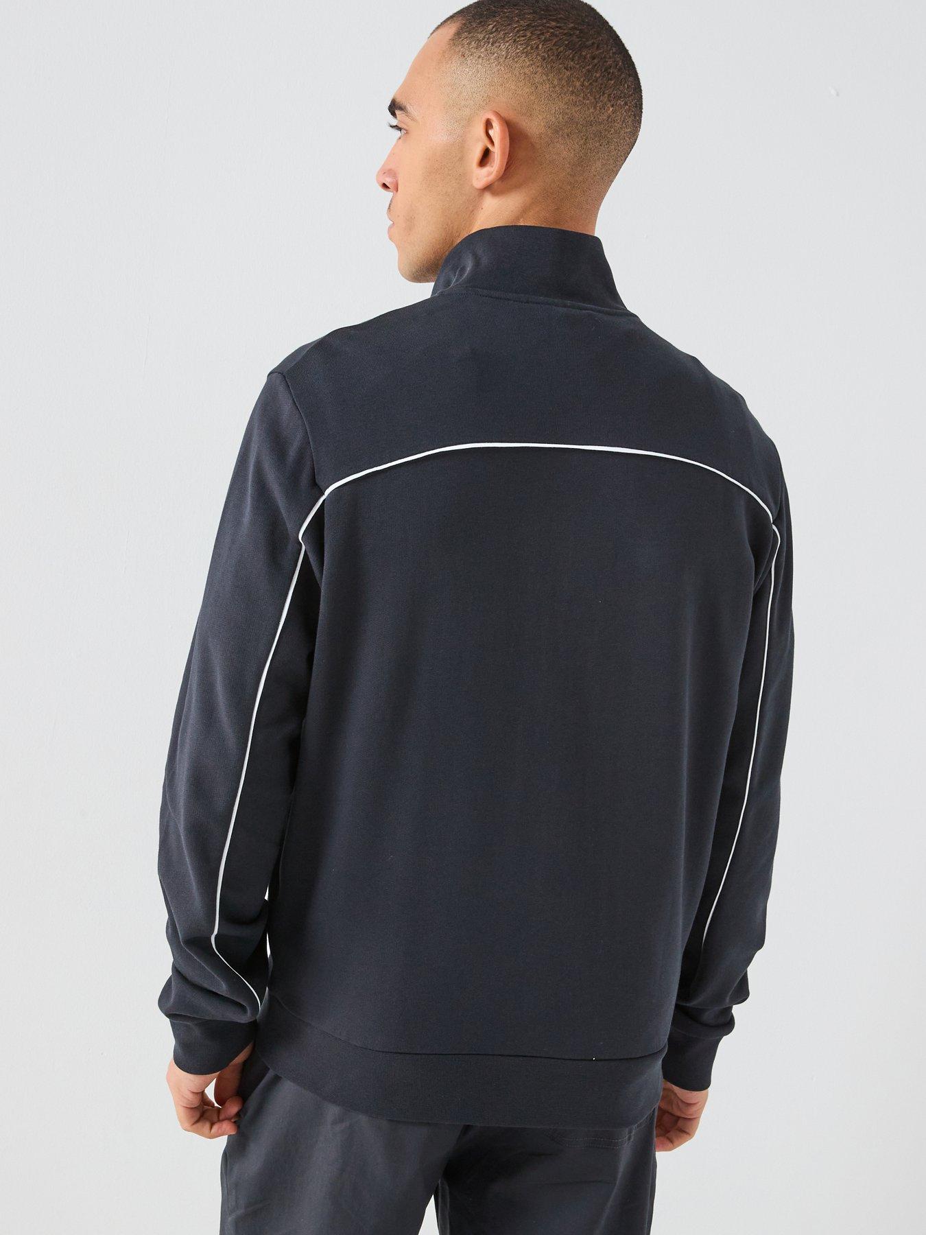  image of lyle-scott-piped-full-zip-track-top-navy