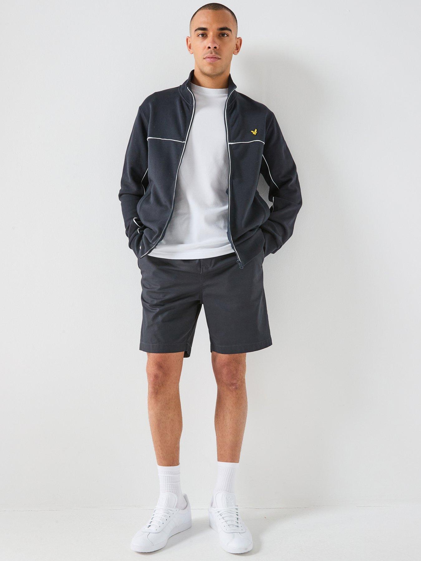  image of lyle-scott-piped-full-zip-track-top-navy