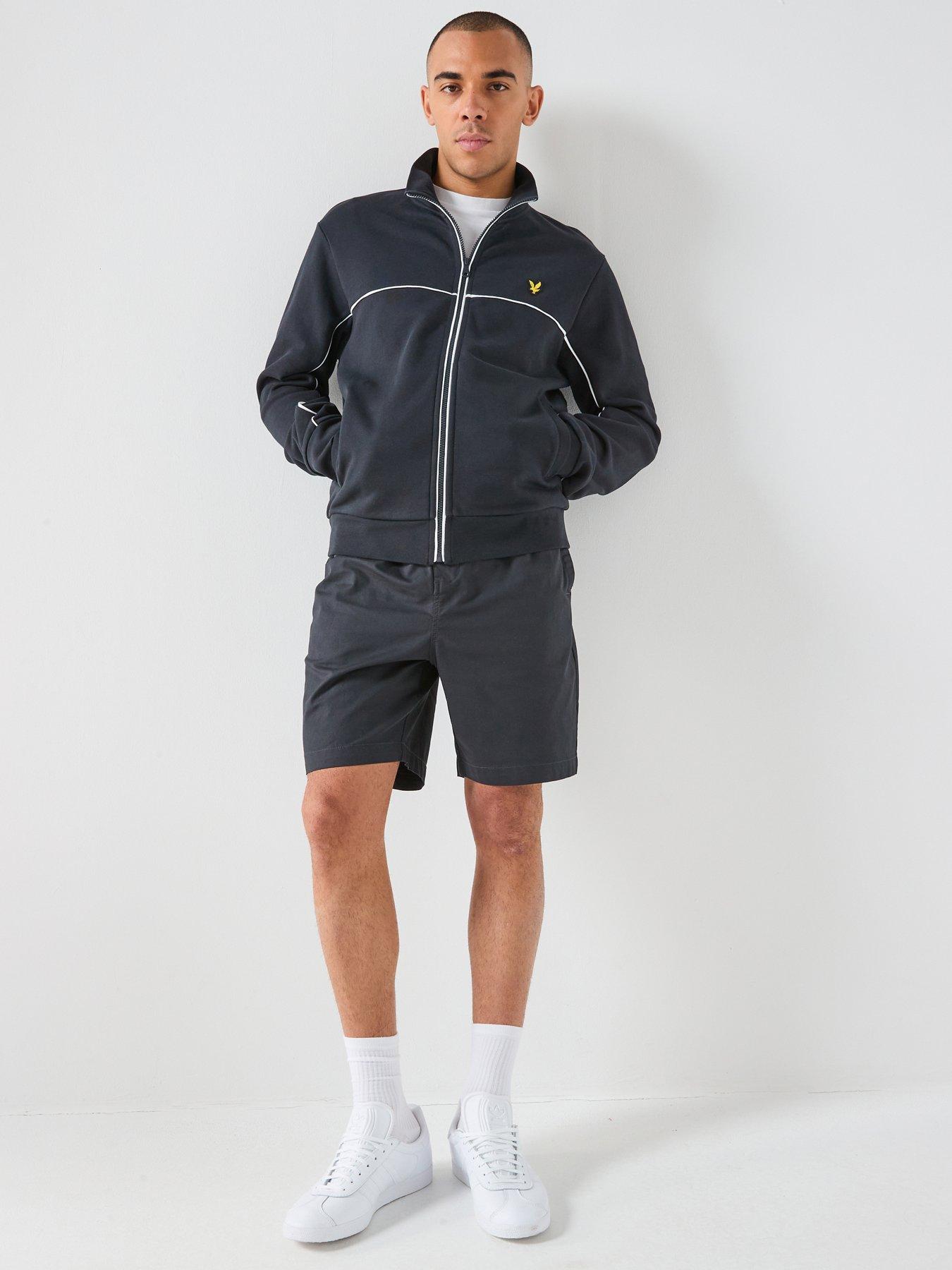 image of lyle-scott-piped-full-zip-track-top-navy