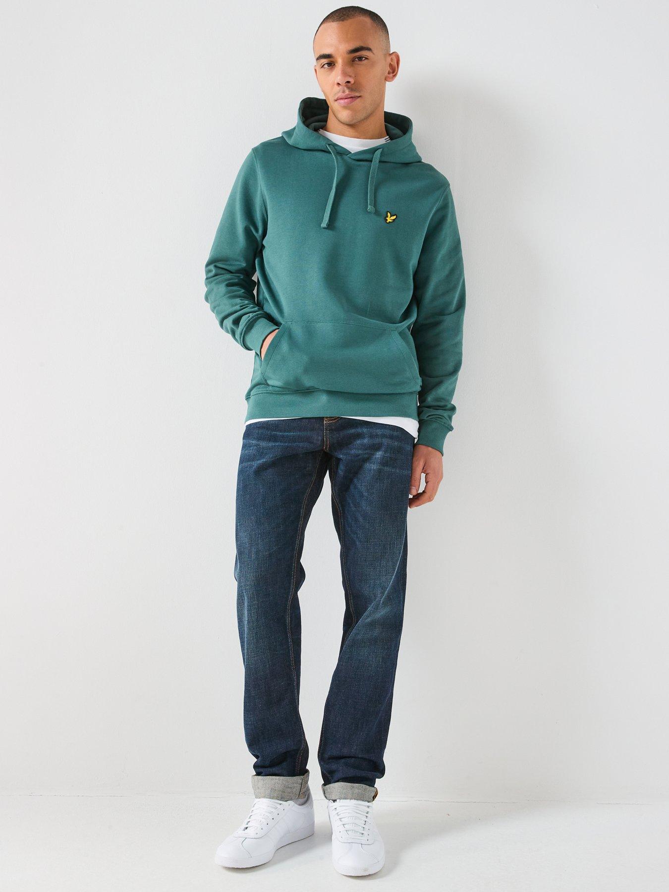  image of lyle-scott-pullover-hoodie-green