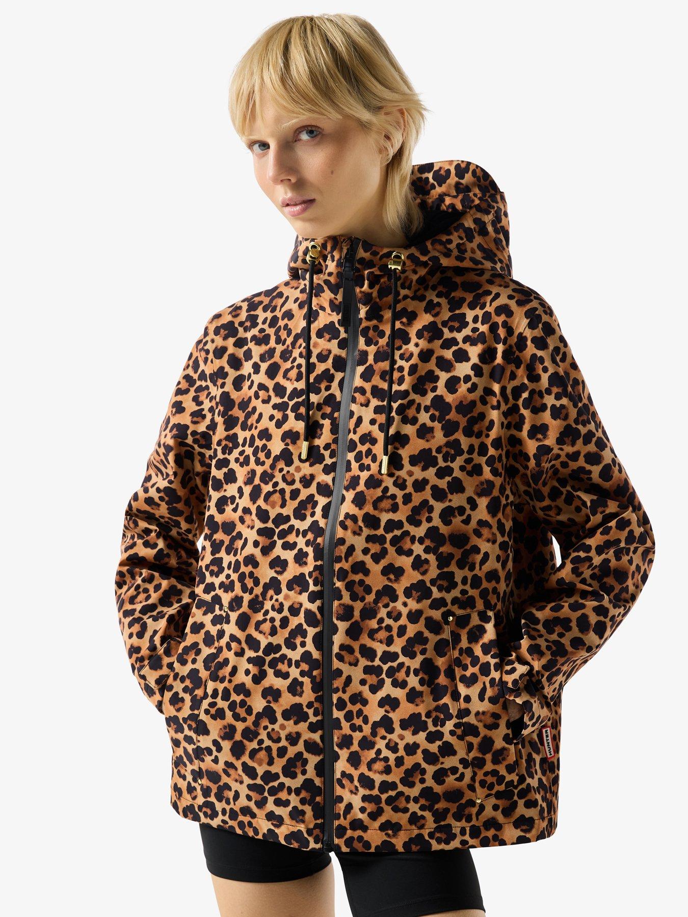 Hunter Original Waterproof Printed Jacket - Leopard