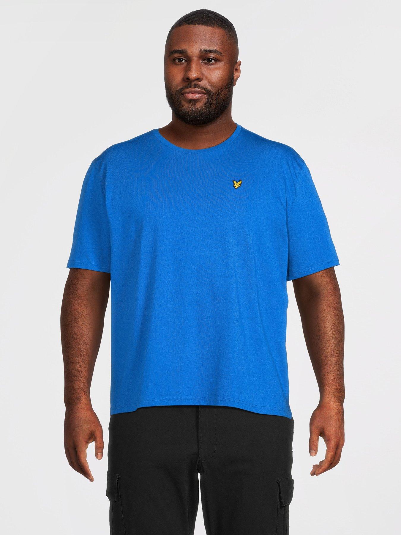 Lyle & Scott Big Tall Plain T-Shirt - Blue