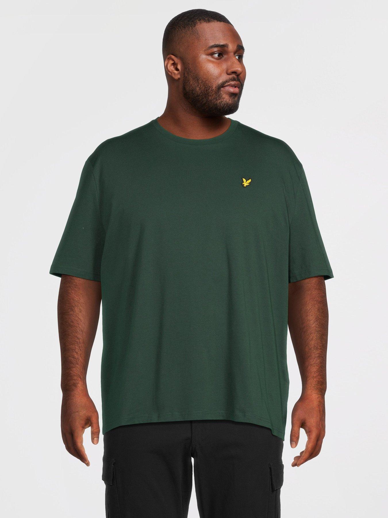 lyle-scott-big-tall-plain-t-shirt-green