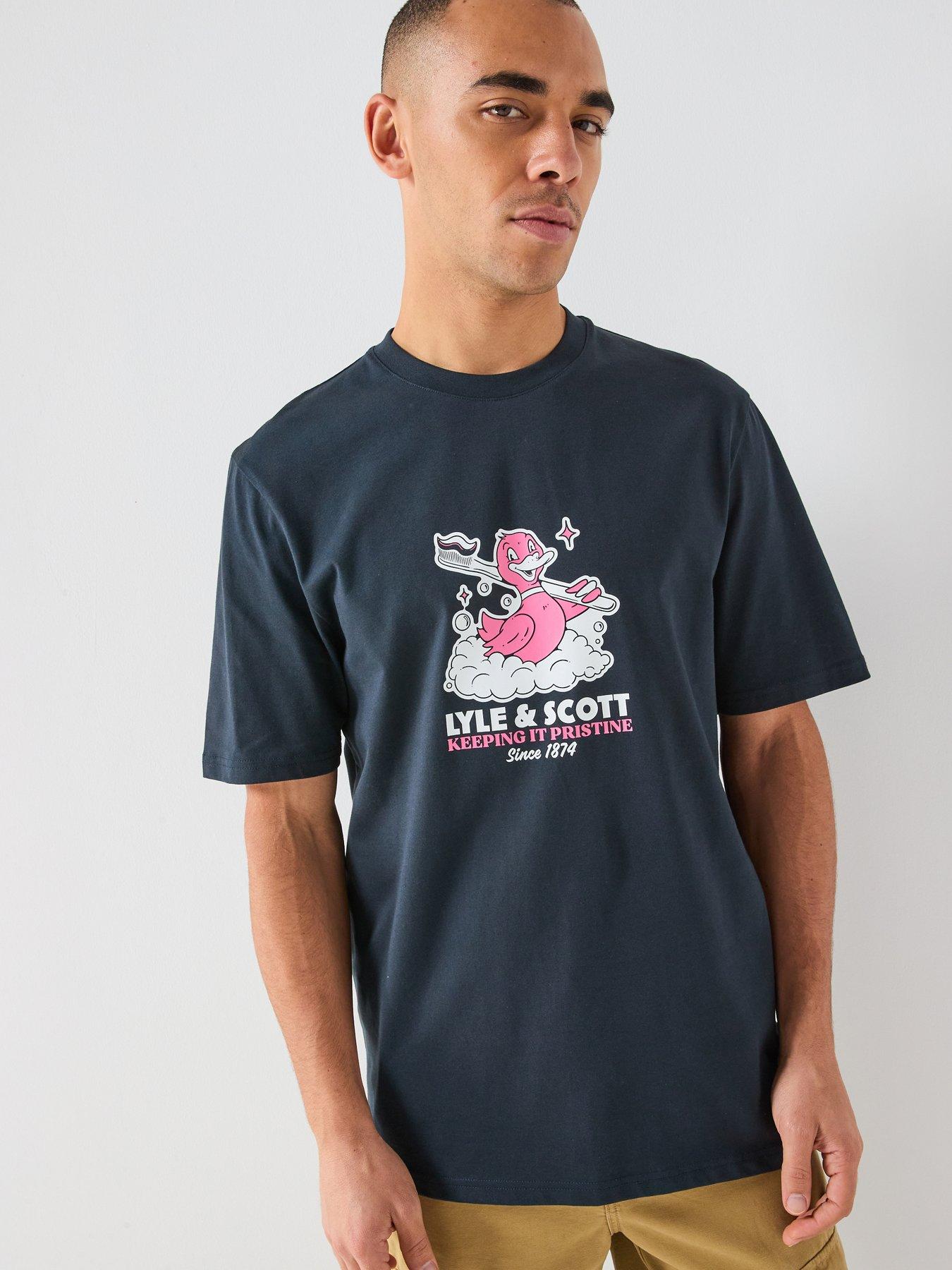 Lyle & Scott Rubber Duck Graphic T-Shirt - Navy