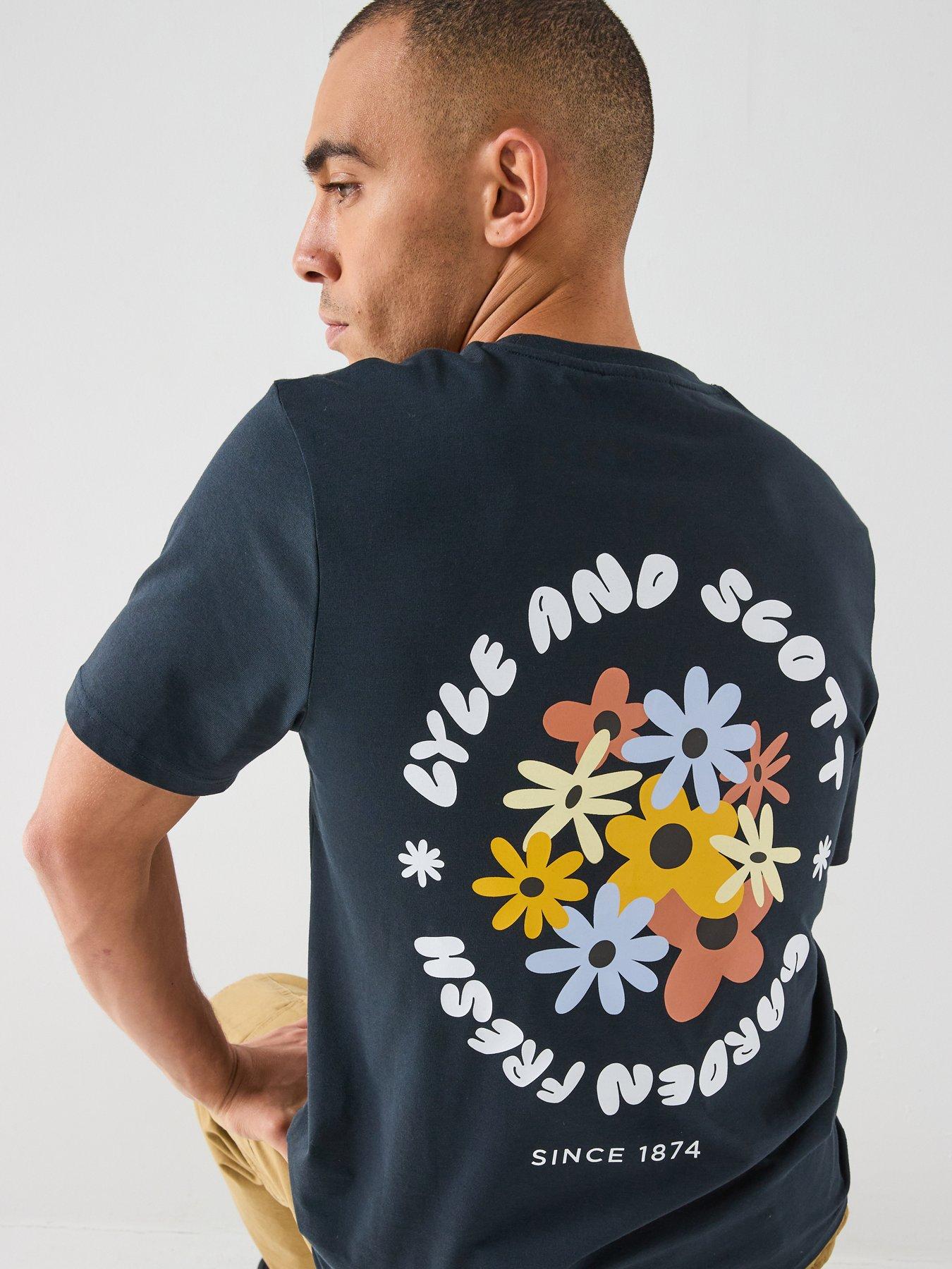 Lyle & Scott Nature Graphic T-Shirt - Navy