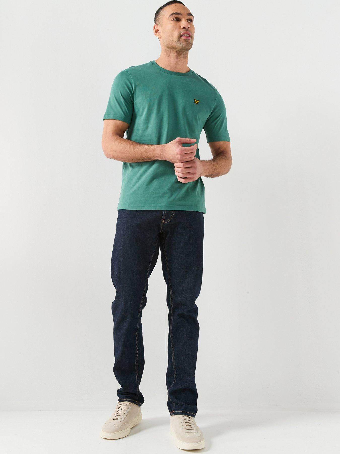 Image 3 of 5 of Lyle & Scott Essentials Plain T-Shirt - Green