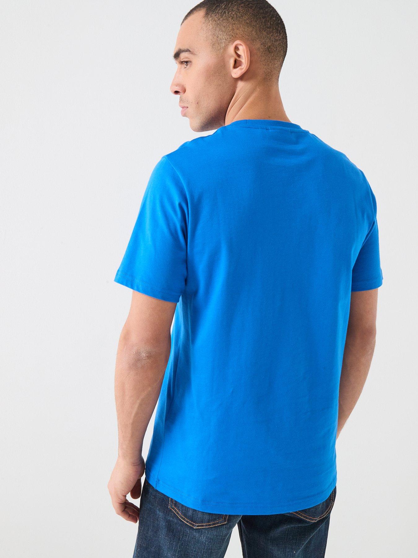 Image 2 of 4 of Lyle & Scott Essentials Plain T-Shirt - Blue
