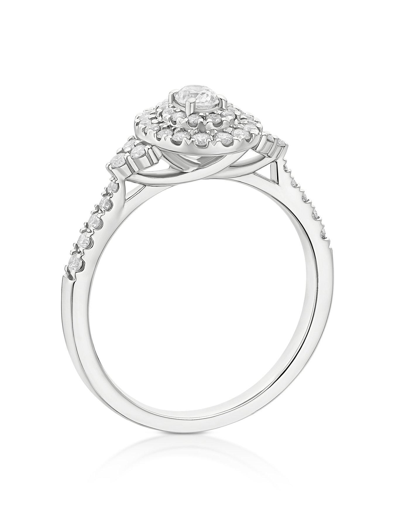  image of ernest-jones-engagement-ring-oval-shaped-double-halo-050ct-diamond-ring-platinum