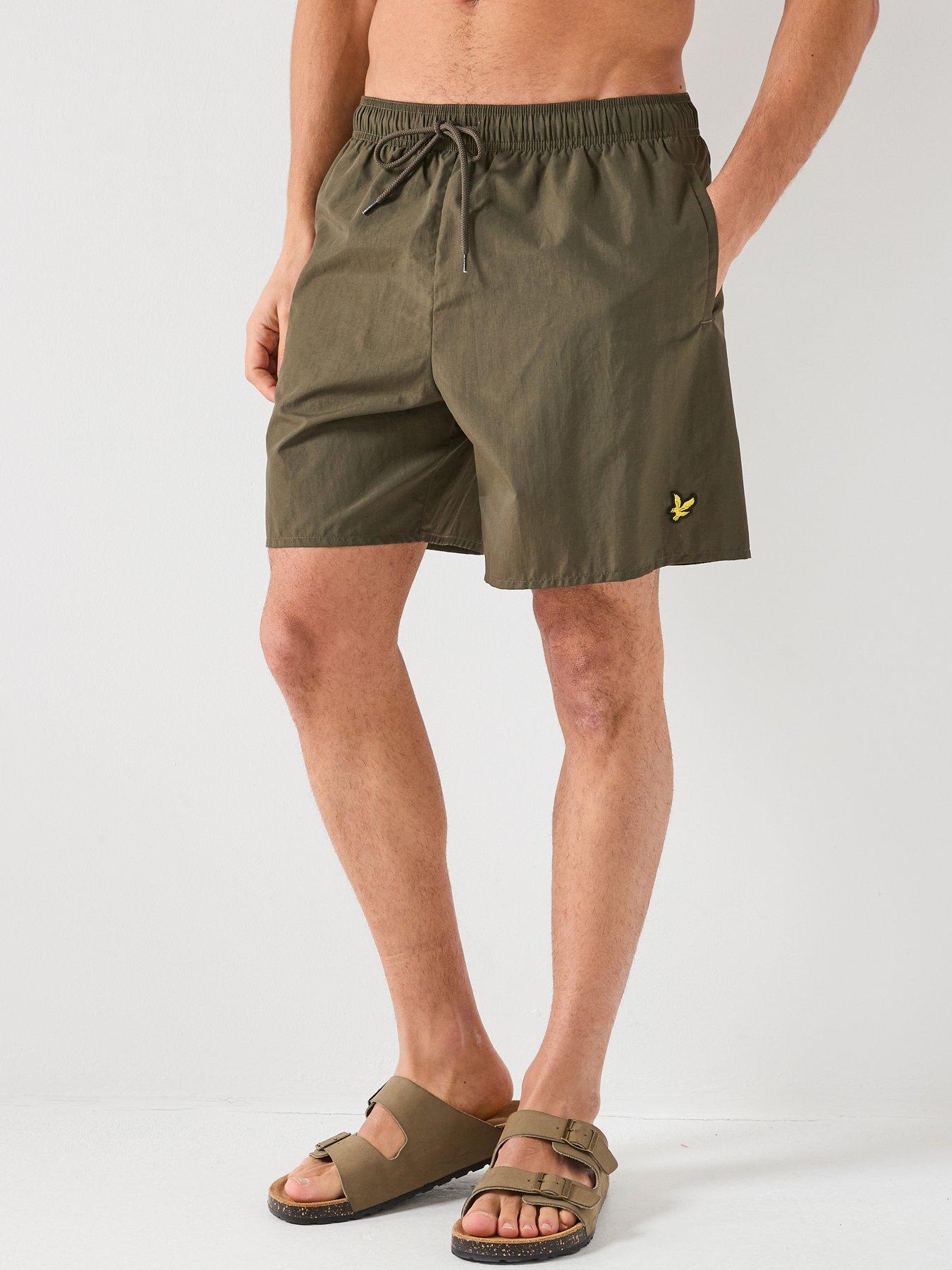 Lyle & Scott Plain Swim Shorts - Khaki