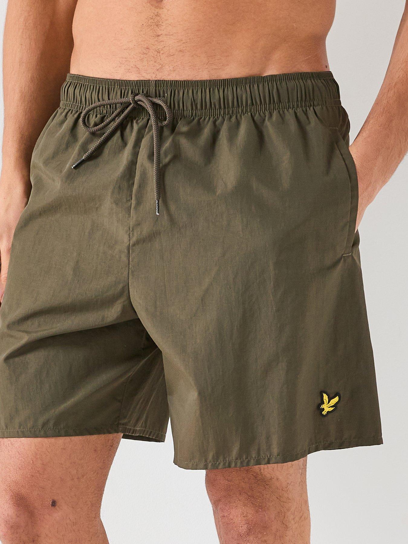 Image 4 of 6 of Lyle & Scott Plain Swim Shorts - Khaki