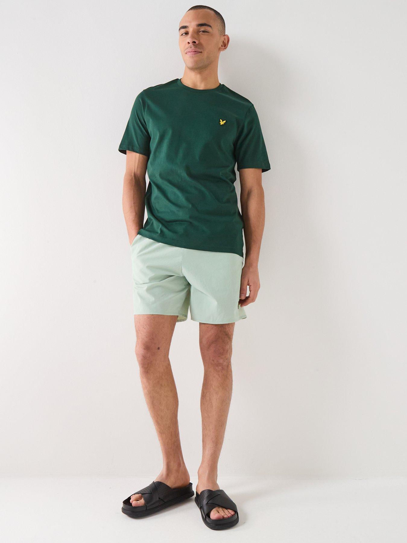 Image 3 of 4 of Lyle & Scott Plain Swim Shorts - Green