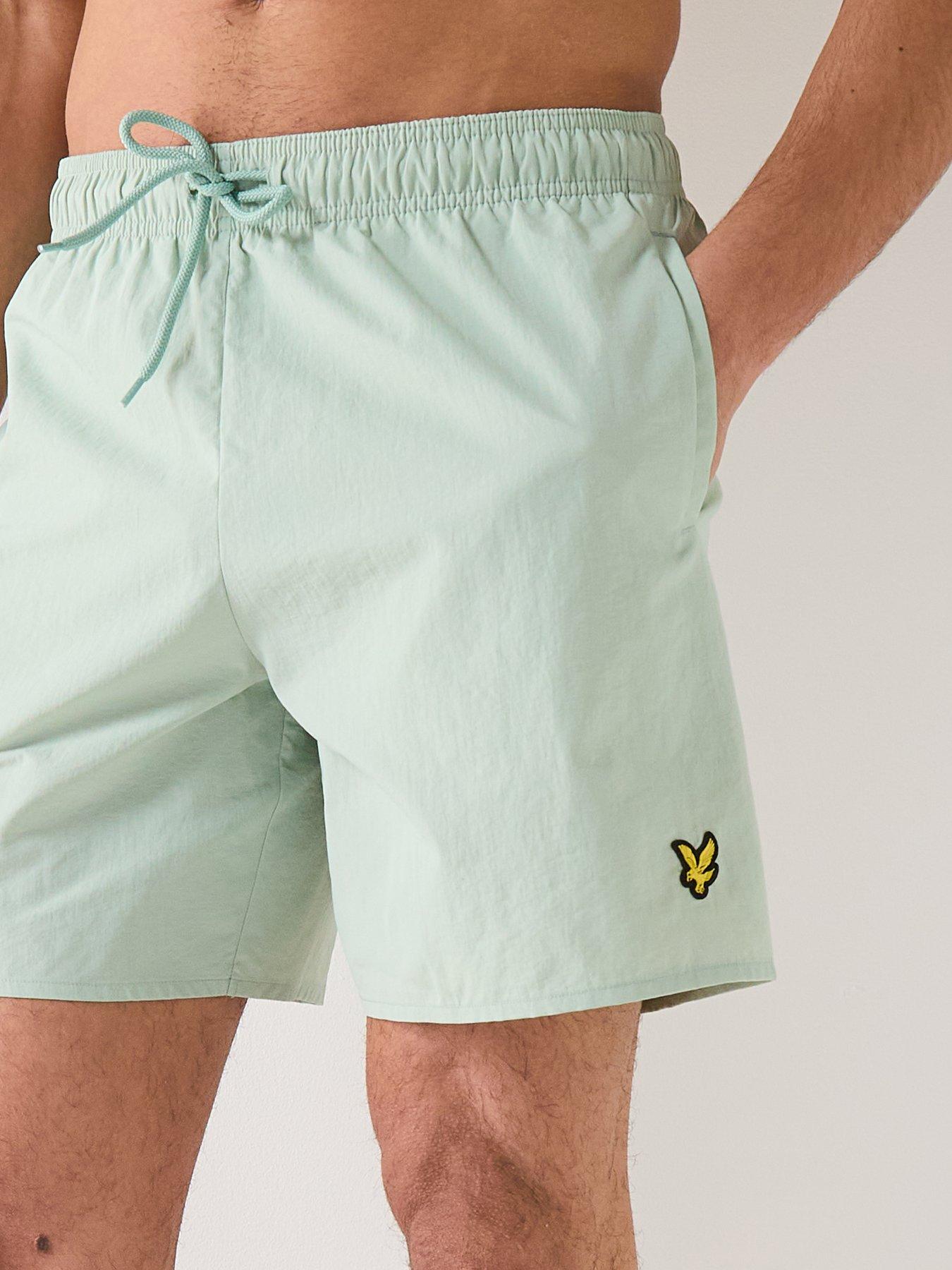 Image 4 of 4 of Lyle & Scott Plain Swim Shorts - Green