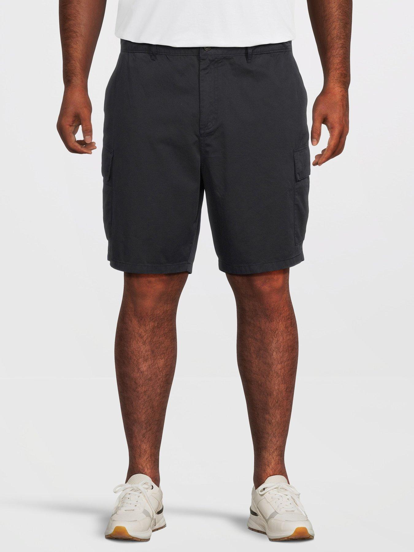 Image 1 of 5 of Lyle & Scott Big Tall Cargo Shorts - Black