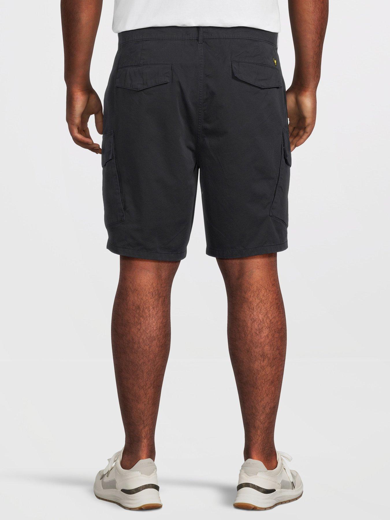 Image 2 of 5 of Lyle & Scott Big Tall Cargo Shorts - Black