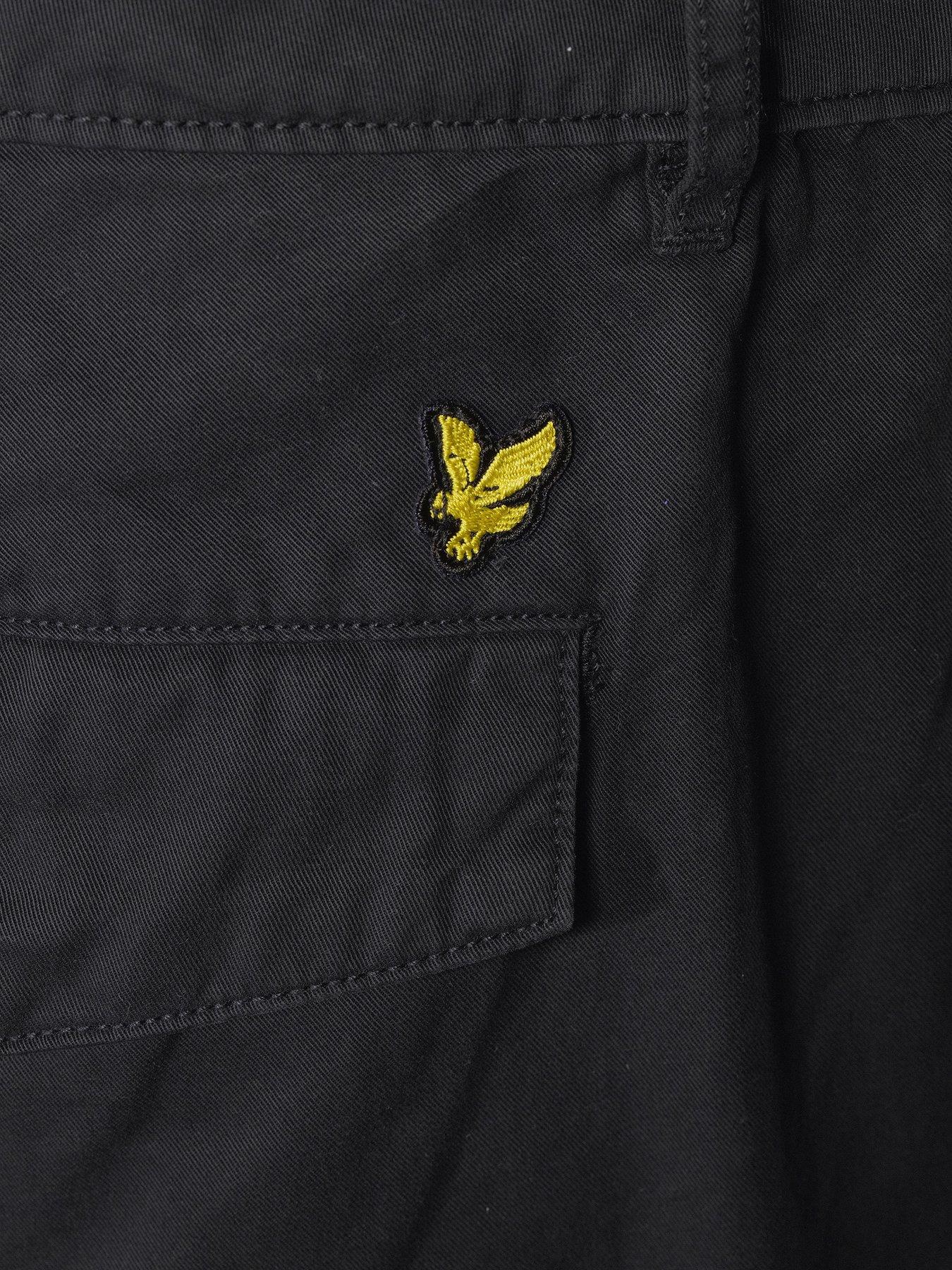 Image 4 of 5 of Lyle & Scott Big Tall Cargo Shorts - Black