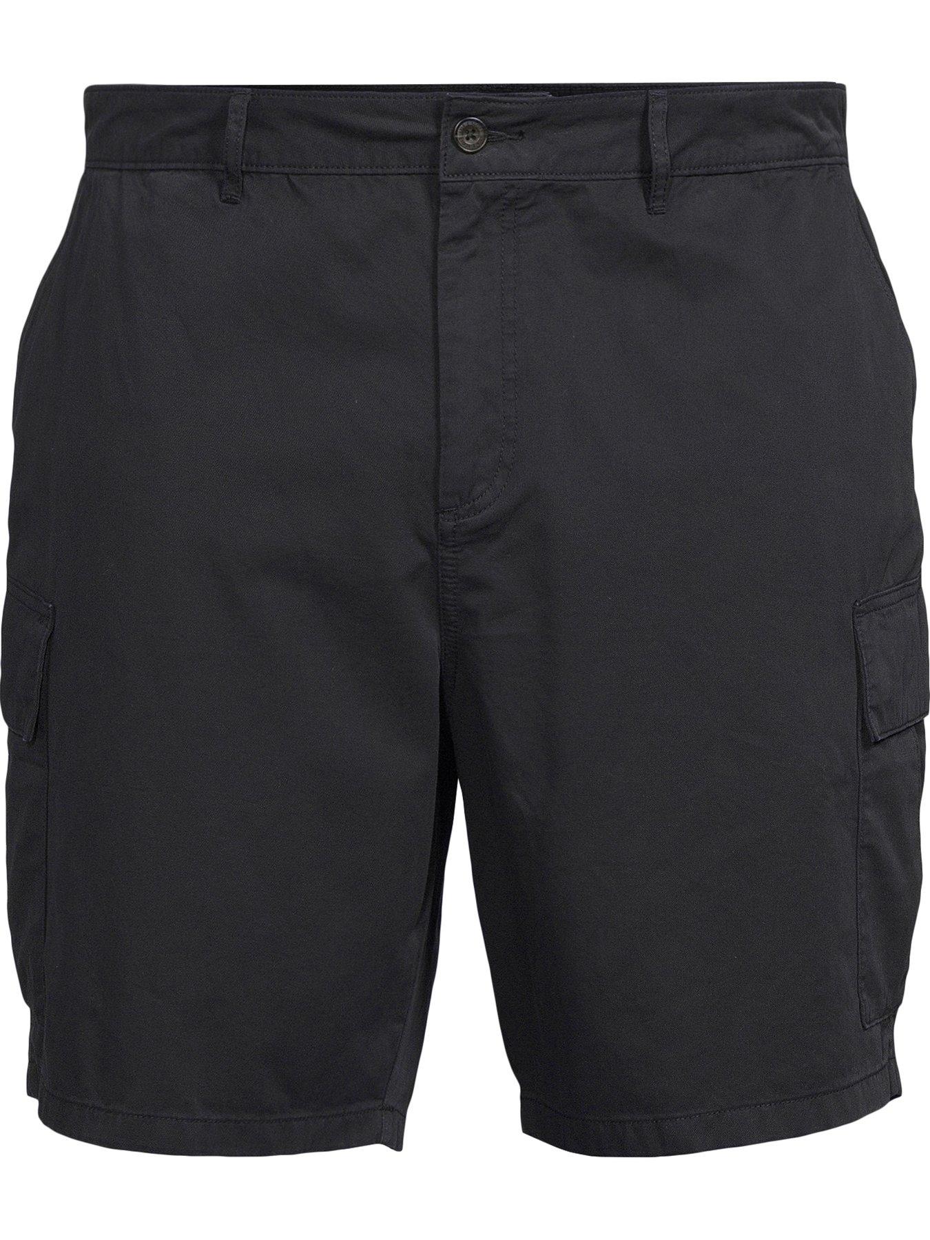Image 5 of 5 of Lyle & Scott Big Tall Cargo Shorts - Black