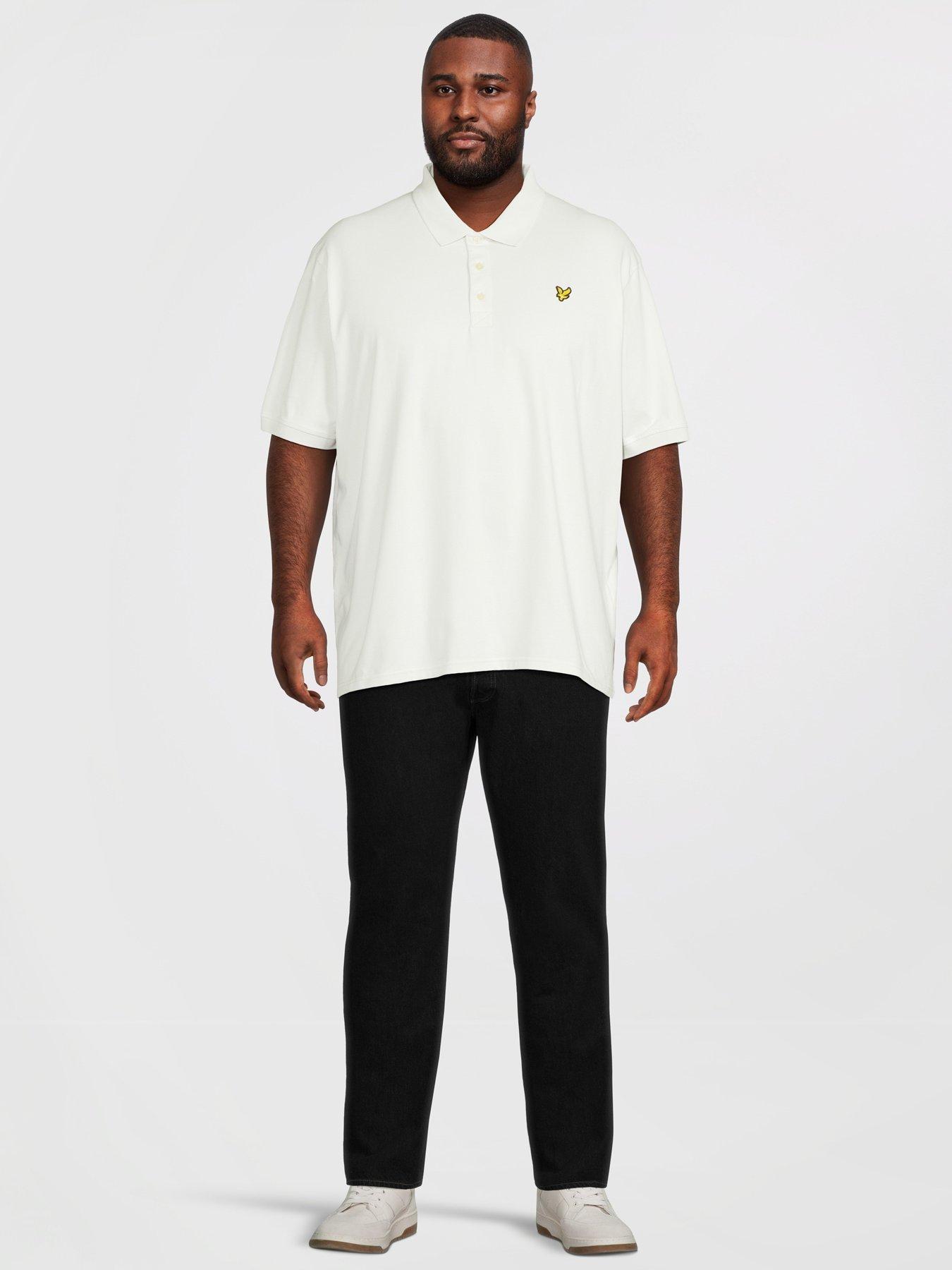Image 3 of 5 of Lyle & Scott Big Tall Plain Polo Shirt&nbsp;- Light Blue