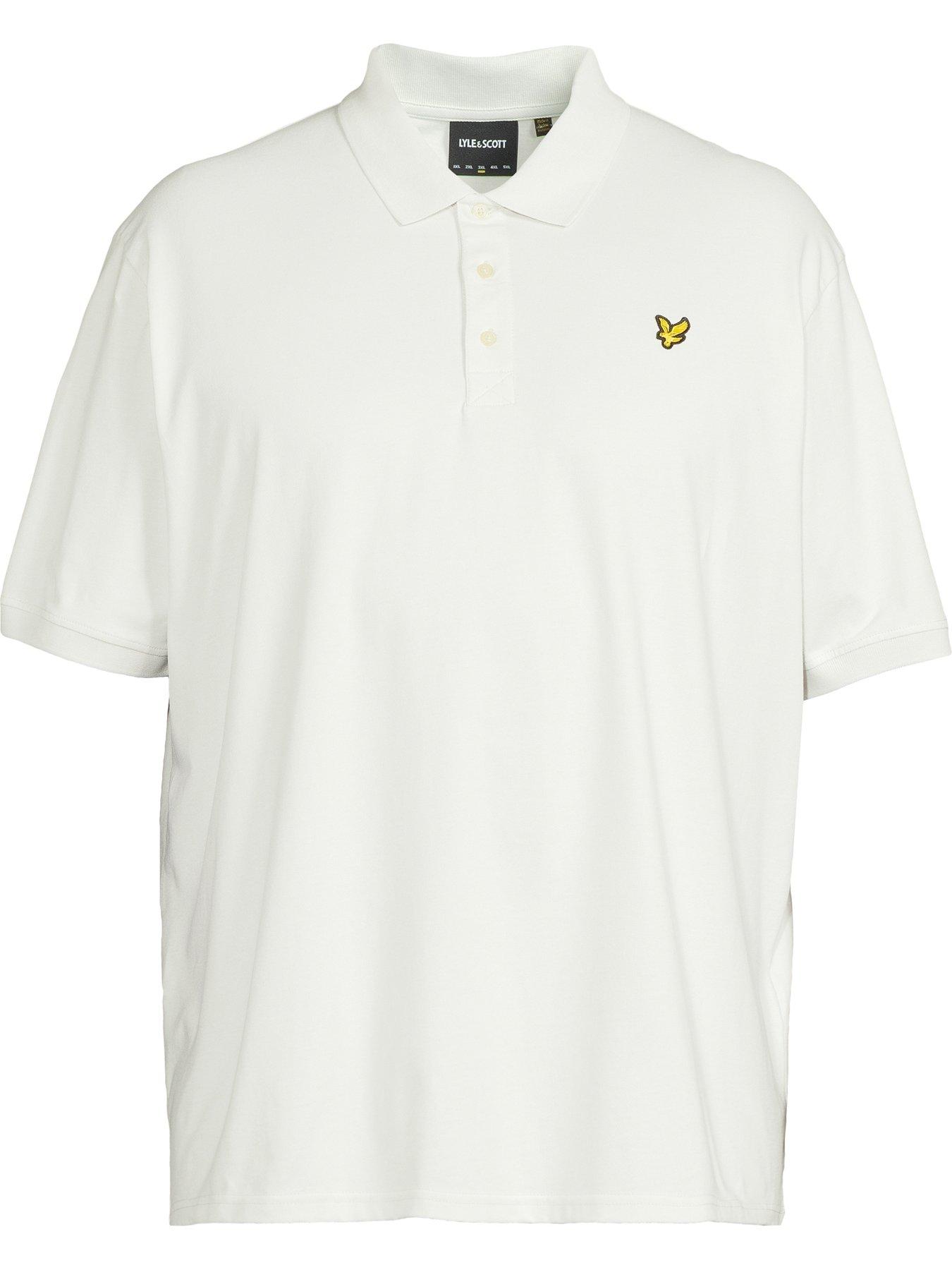 Image 5 of 5 of Lyle & Scott Big Tall Plain Polo Shirt&nbsp;- Light Blue