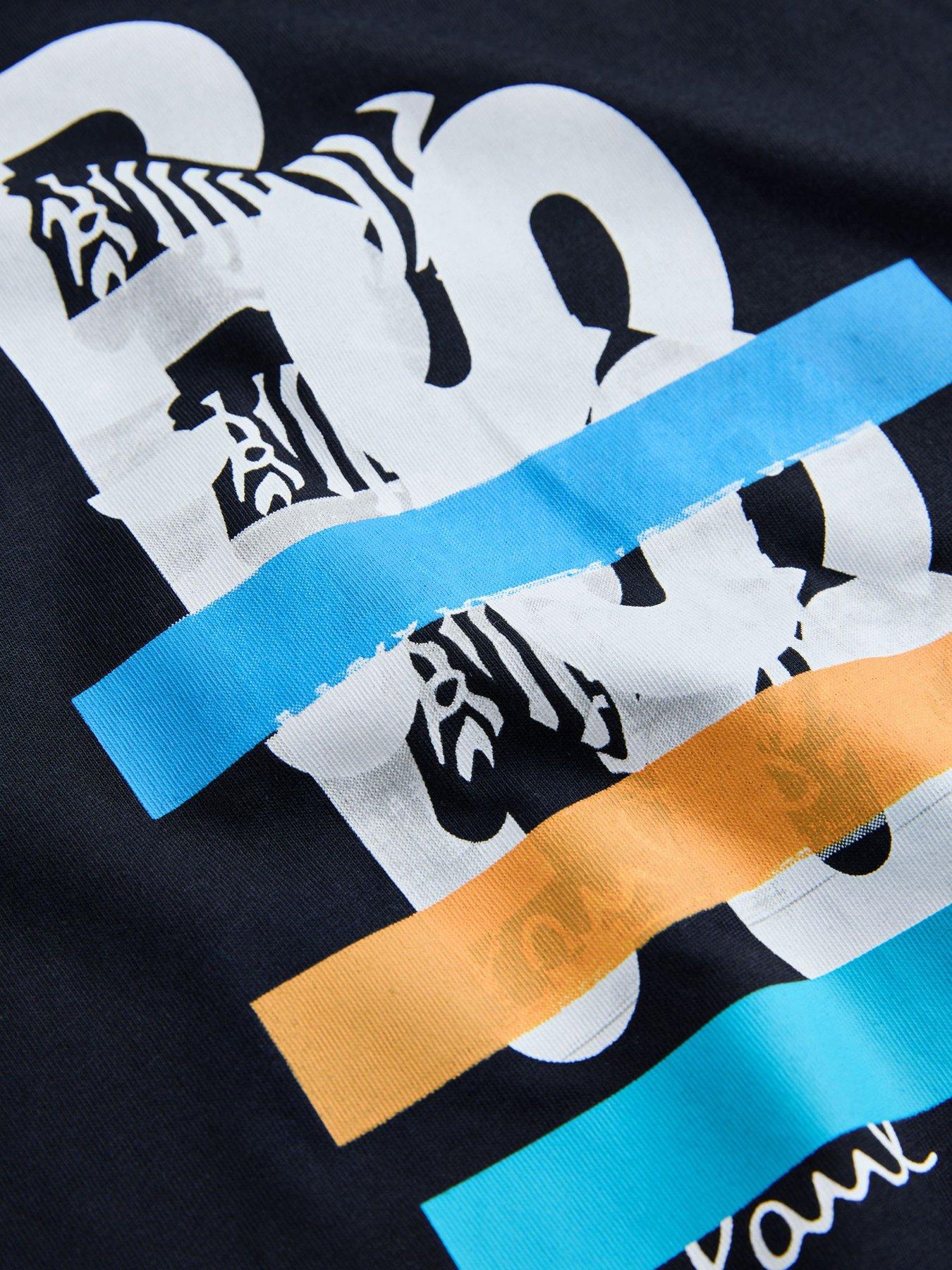 Image 6 of 6 of Paul Smith Junior Boys 3 Pack Graphic Zebra T-Shirts - Multi