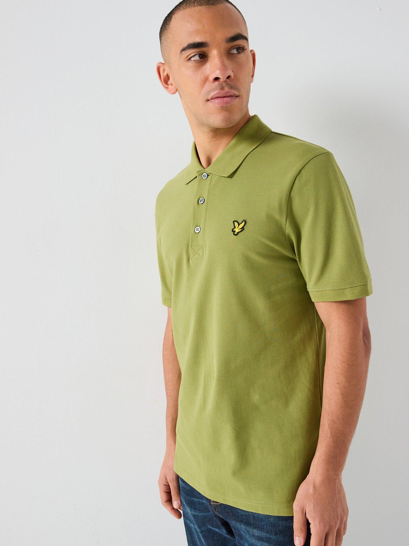 Lyle & Scott Essentials Plain Polo Shirt - Green