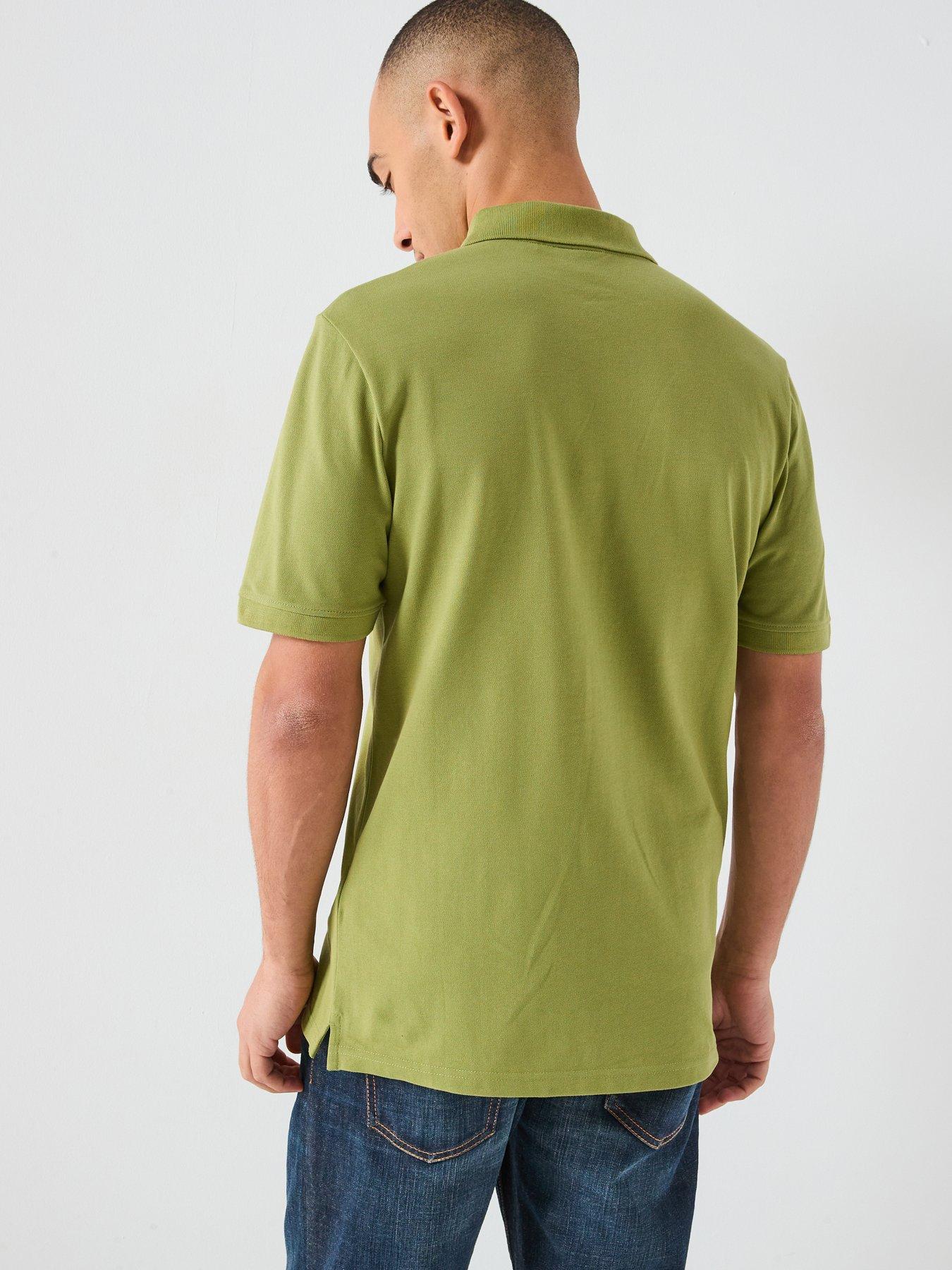Image 2 of 4 of Lyle & Scott Essentials Plain Polo Shirt - Green