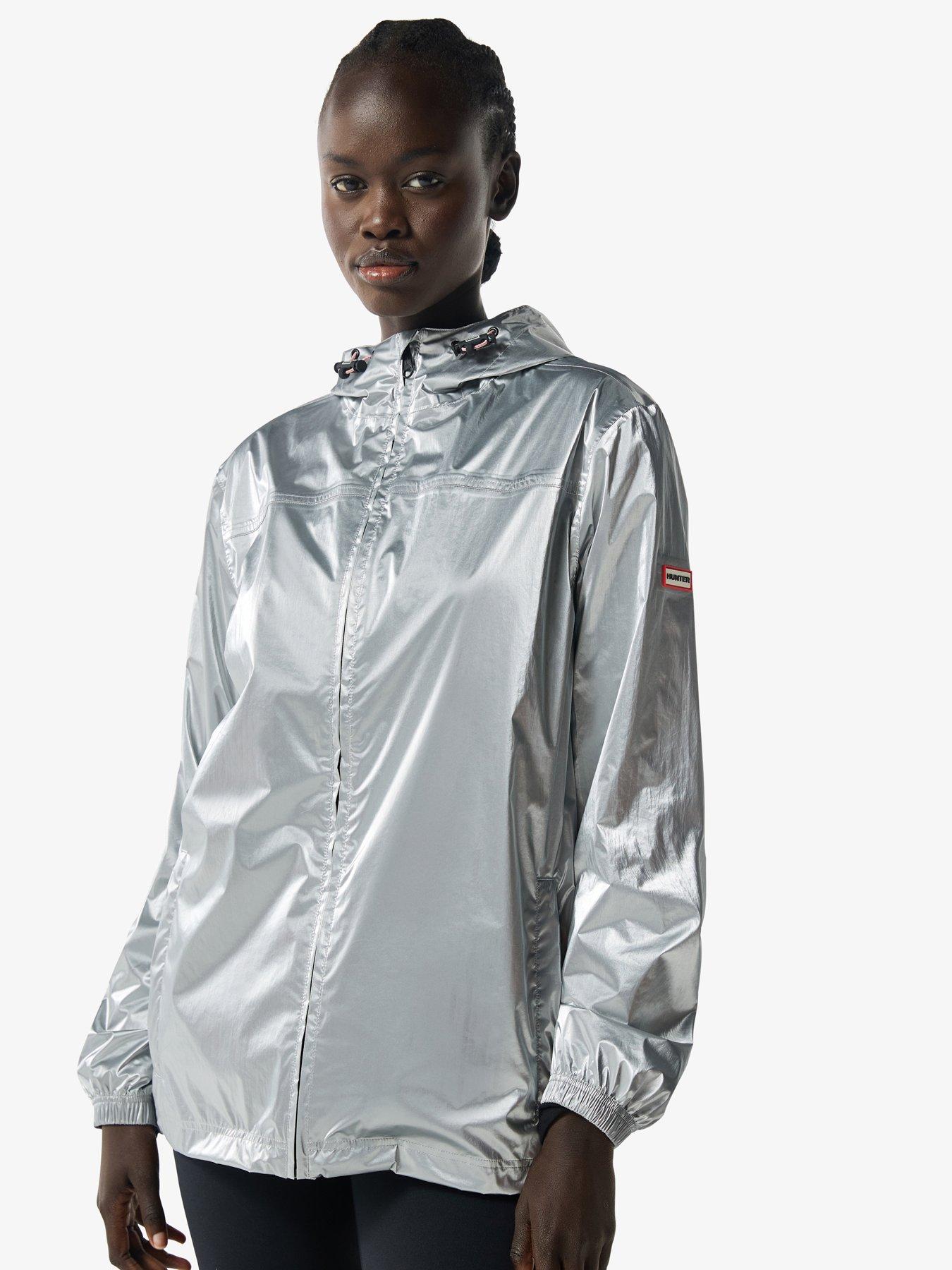 Hunter Metallic Packable Jacket - Silver