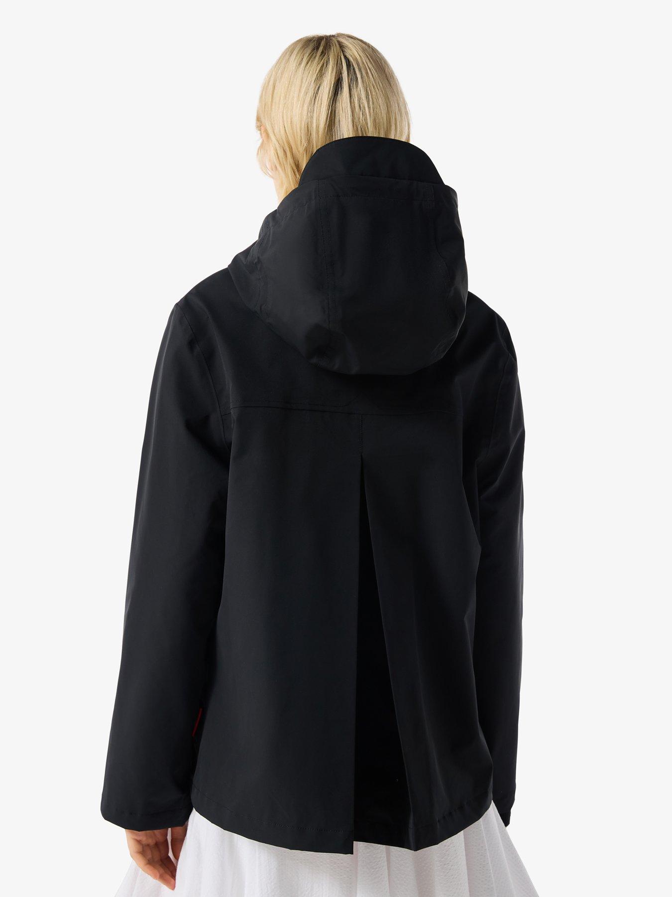 stillFront image of hunter-original-lightweight-waterproof-jacket-black