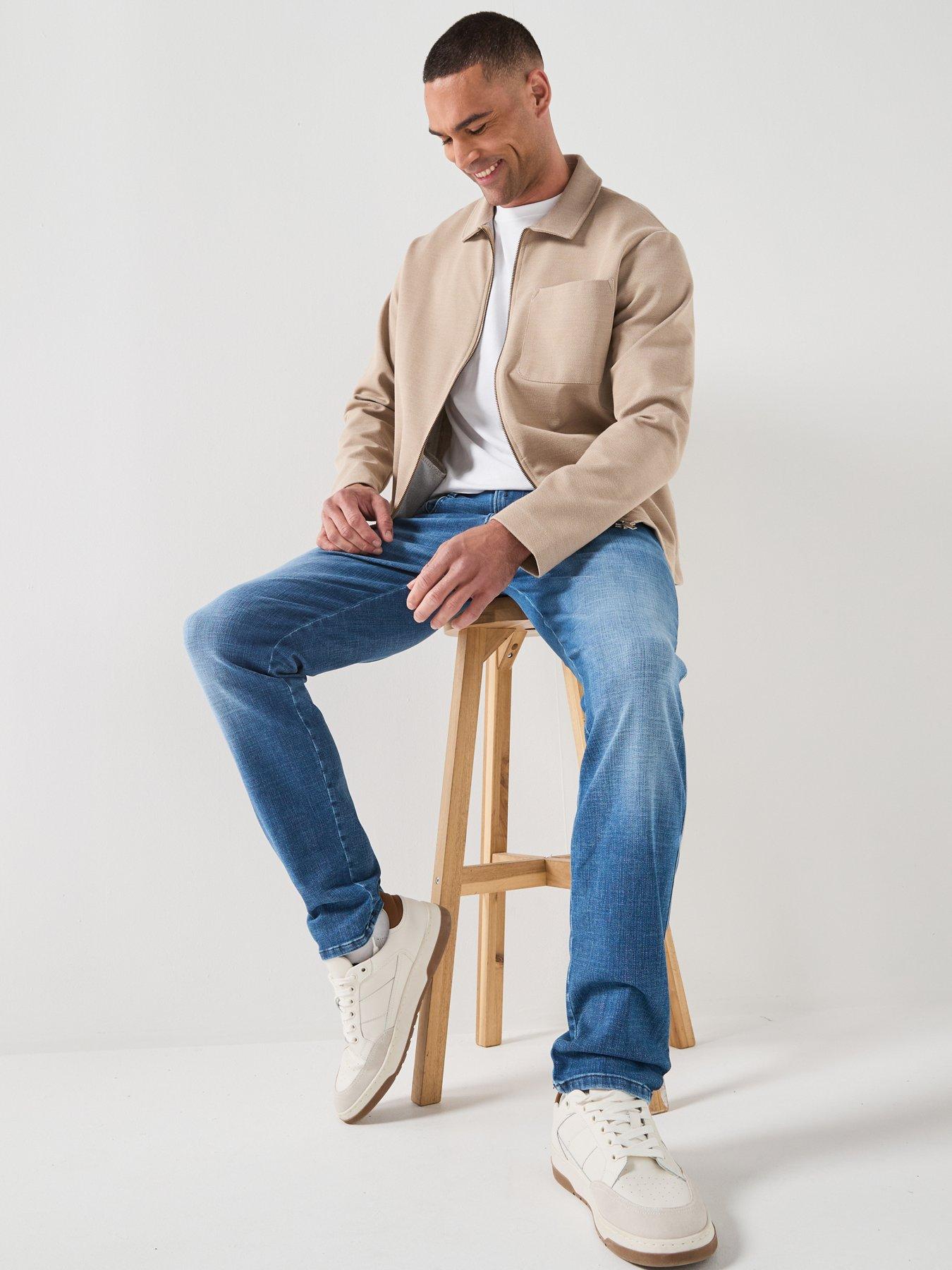 Image 3 of 6 of Replay Anbass Slim Hyperflex Jeans - Blue