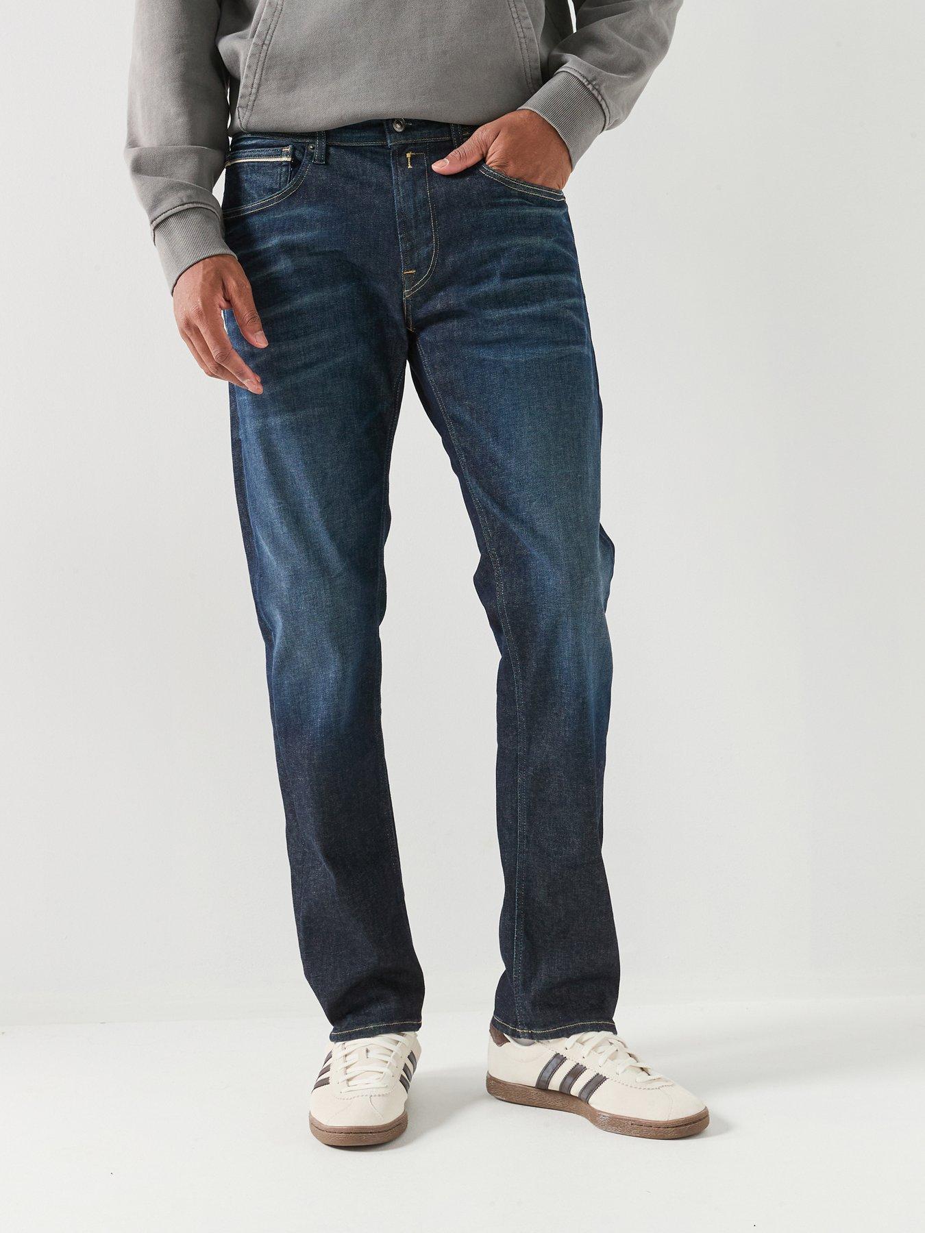 Replay Replay Grover Slim Straight Jeans - Dark Blue