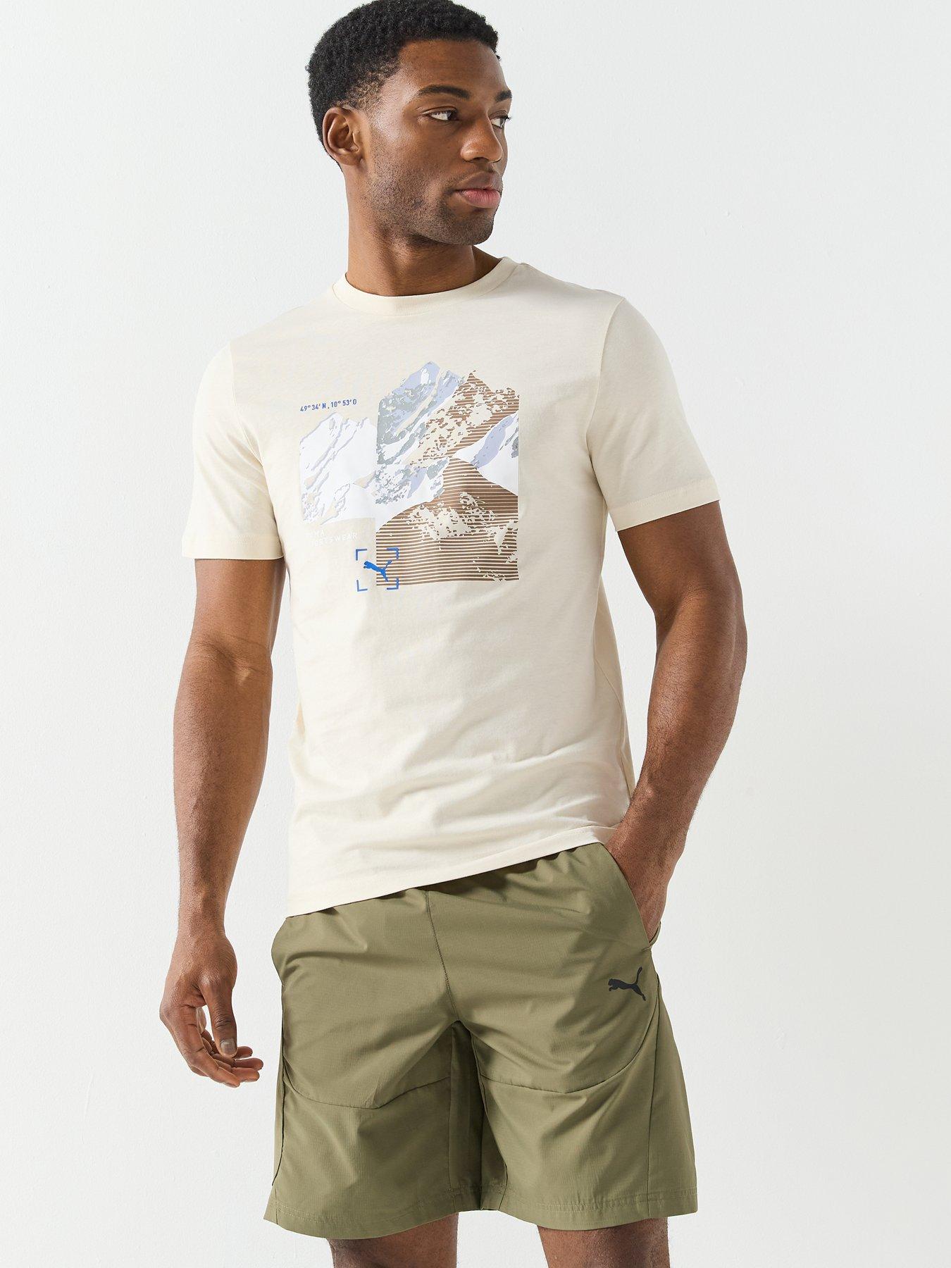  image of puma-mens-tech-woven-cargo-shorts-green