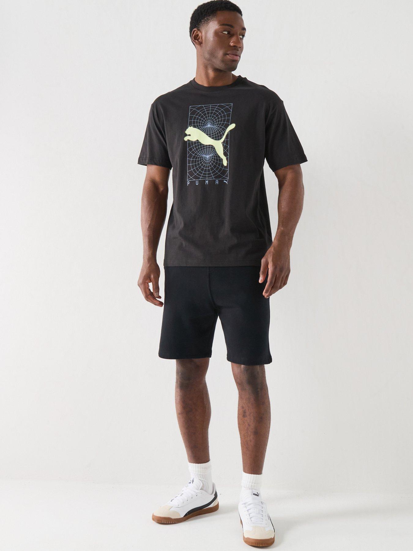 Image 3 of 5 of Puma Mens Tech Relaxed Graphic T-Shirt - Black