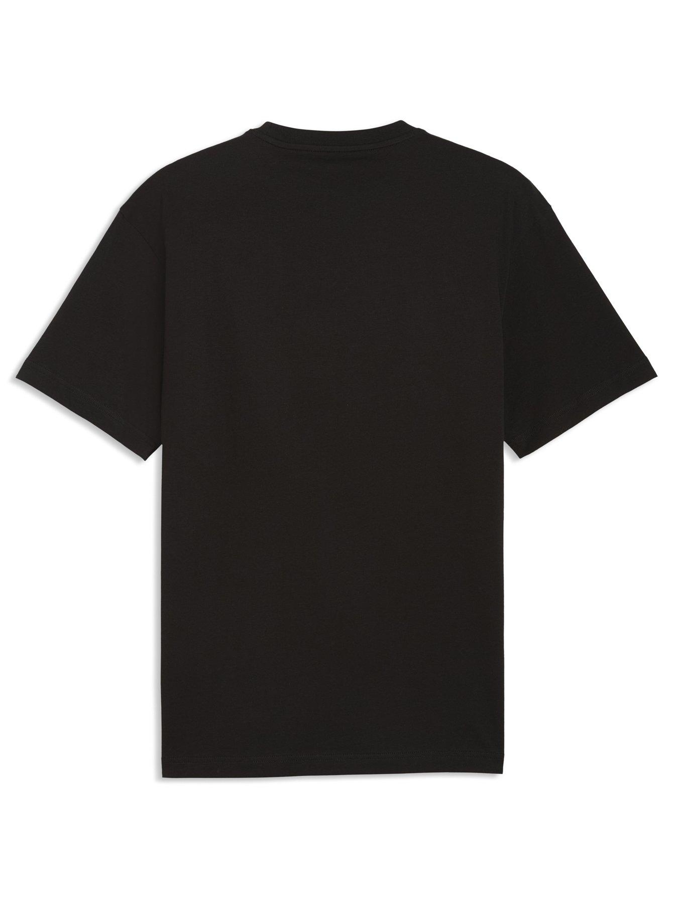 Image 5 of 5 of Puma Mens Tech Relaxed Graphic T-Shirt - Black