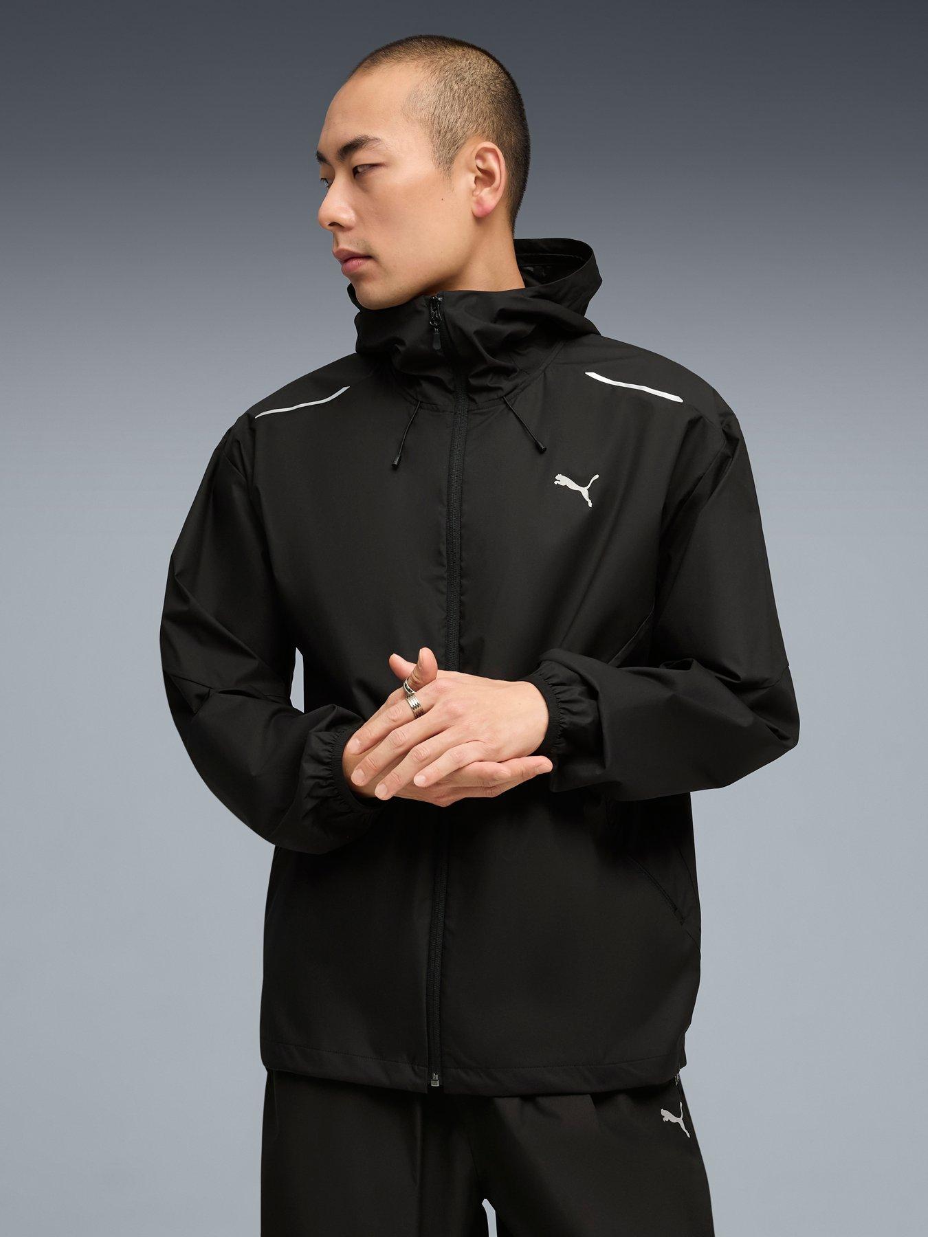 Puma Mens Tech Relaxed Tracksuit Jacket Woven - Black