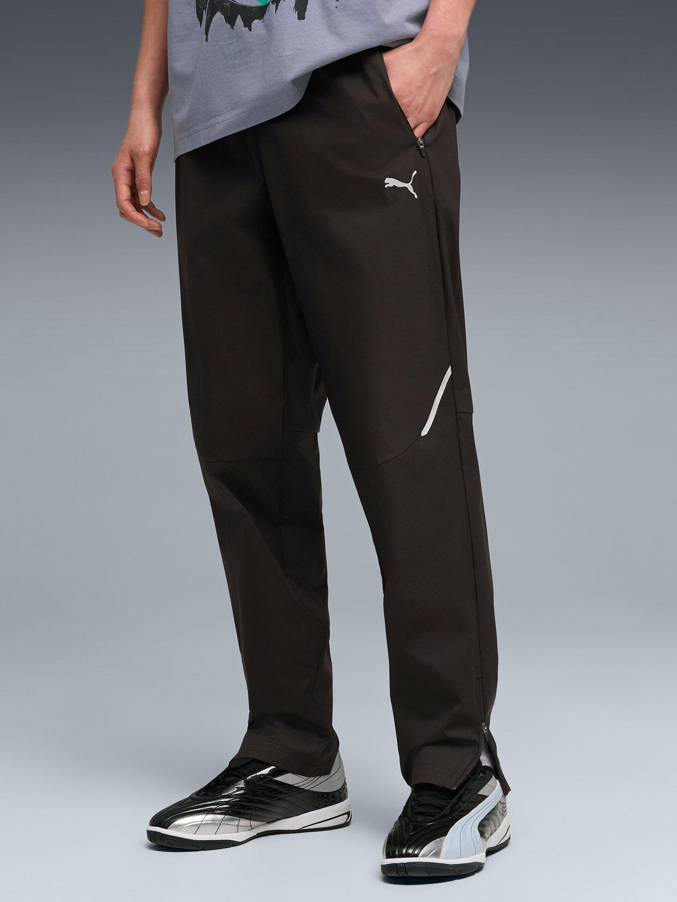 Puma Mens Tech Tracksuit Pants Woven - Black