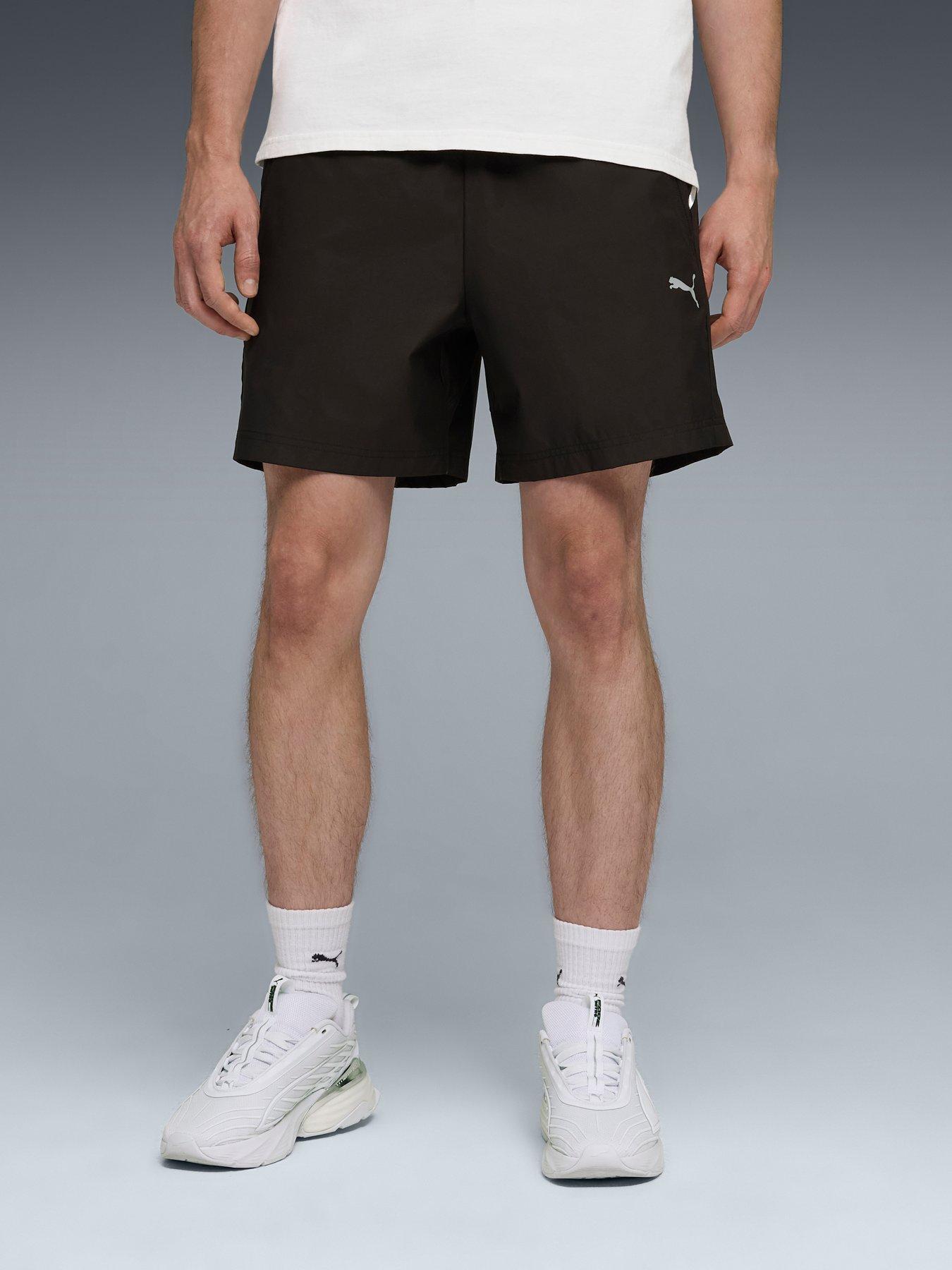Puma Mens Tech Relaxed Cargo Shorts - Black