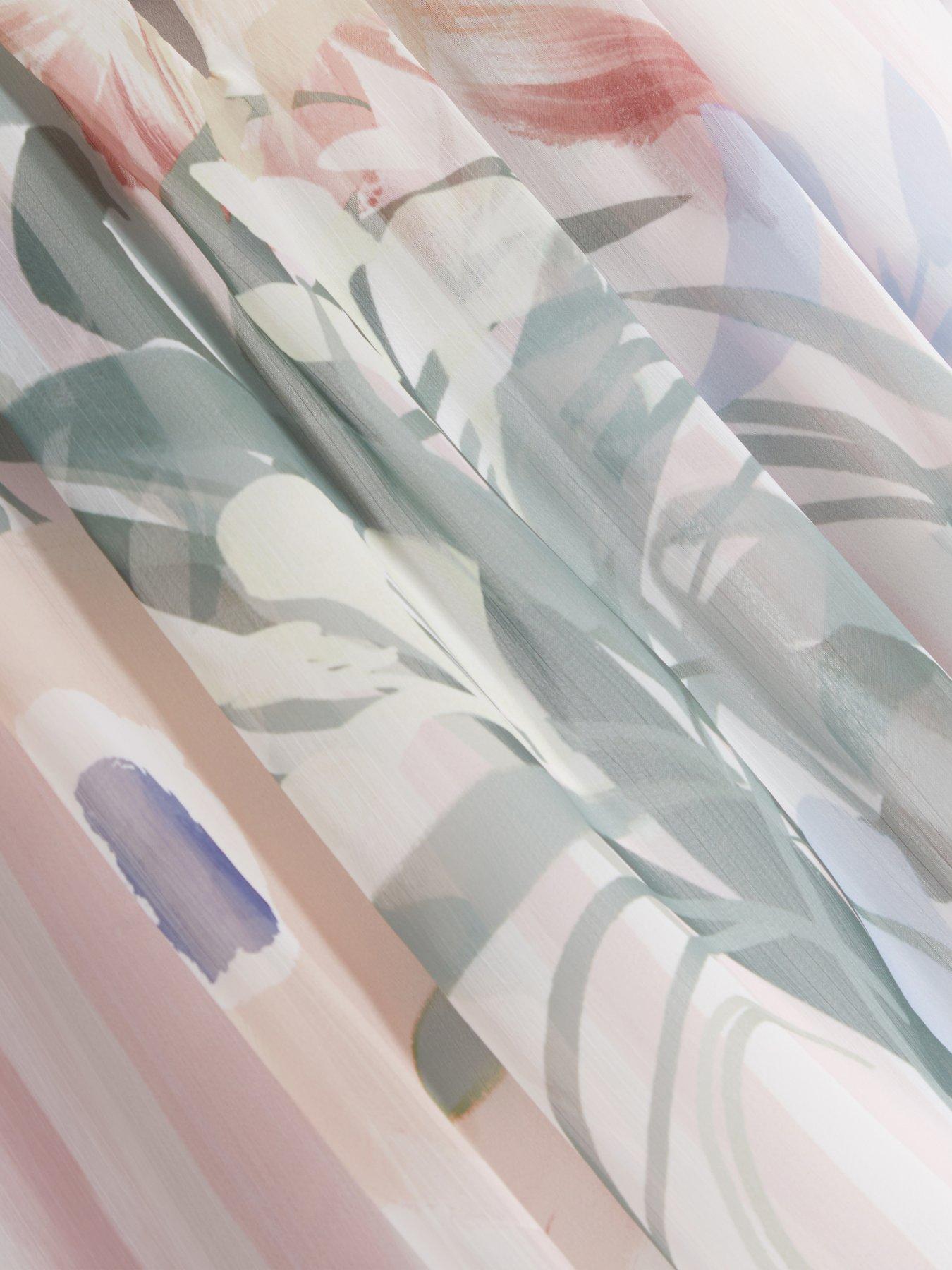 Image 6 of 7 of Ted Baker Pleated Angel Sleeve Printed Top