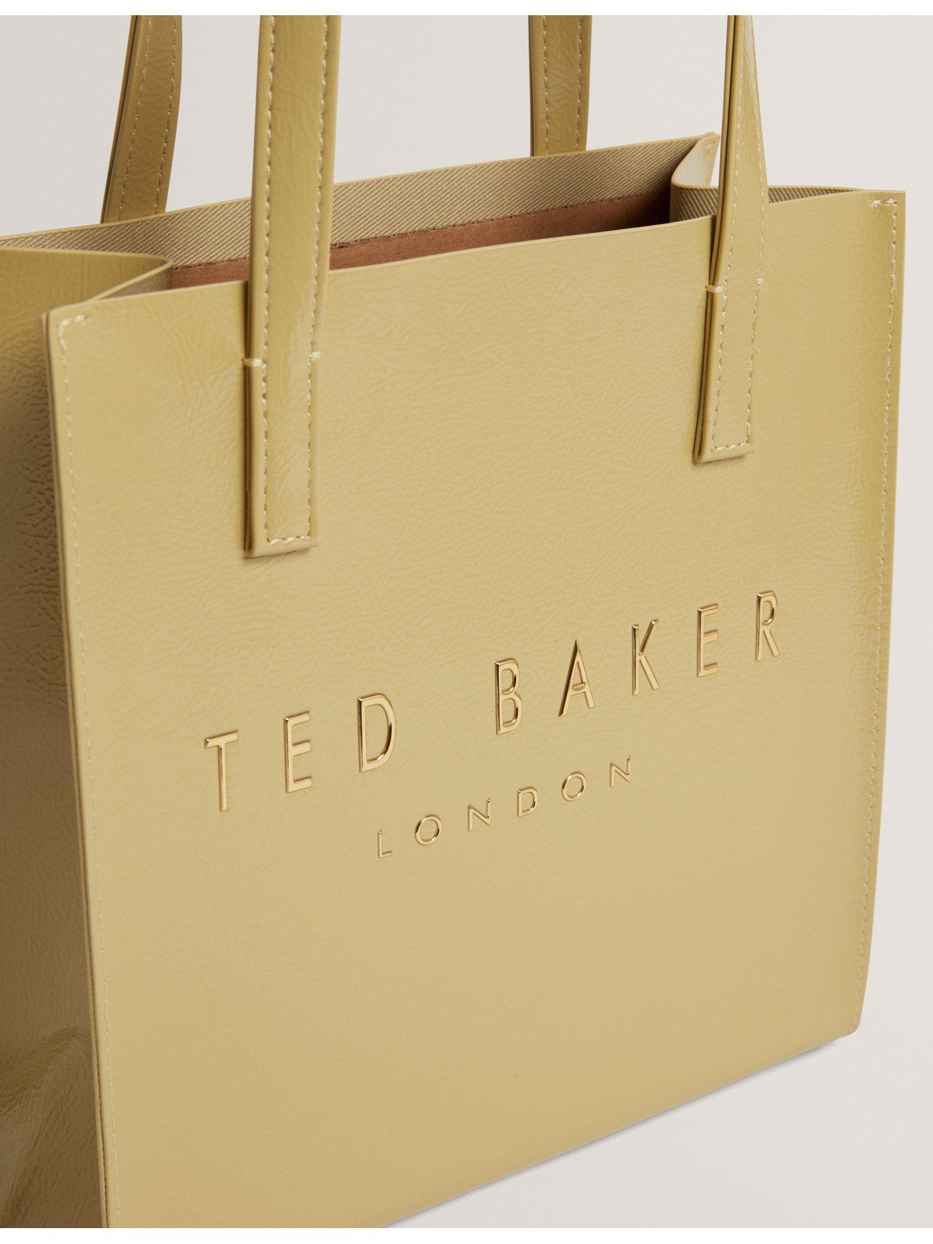 Image 2 of 4 of Ted Baker Crinkle Large Icon Bag - Yellow