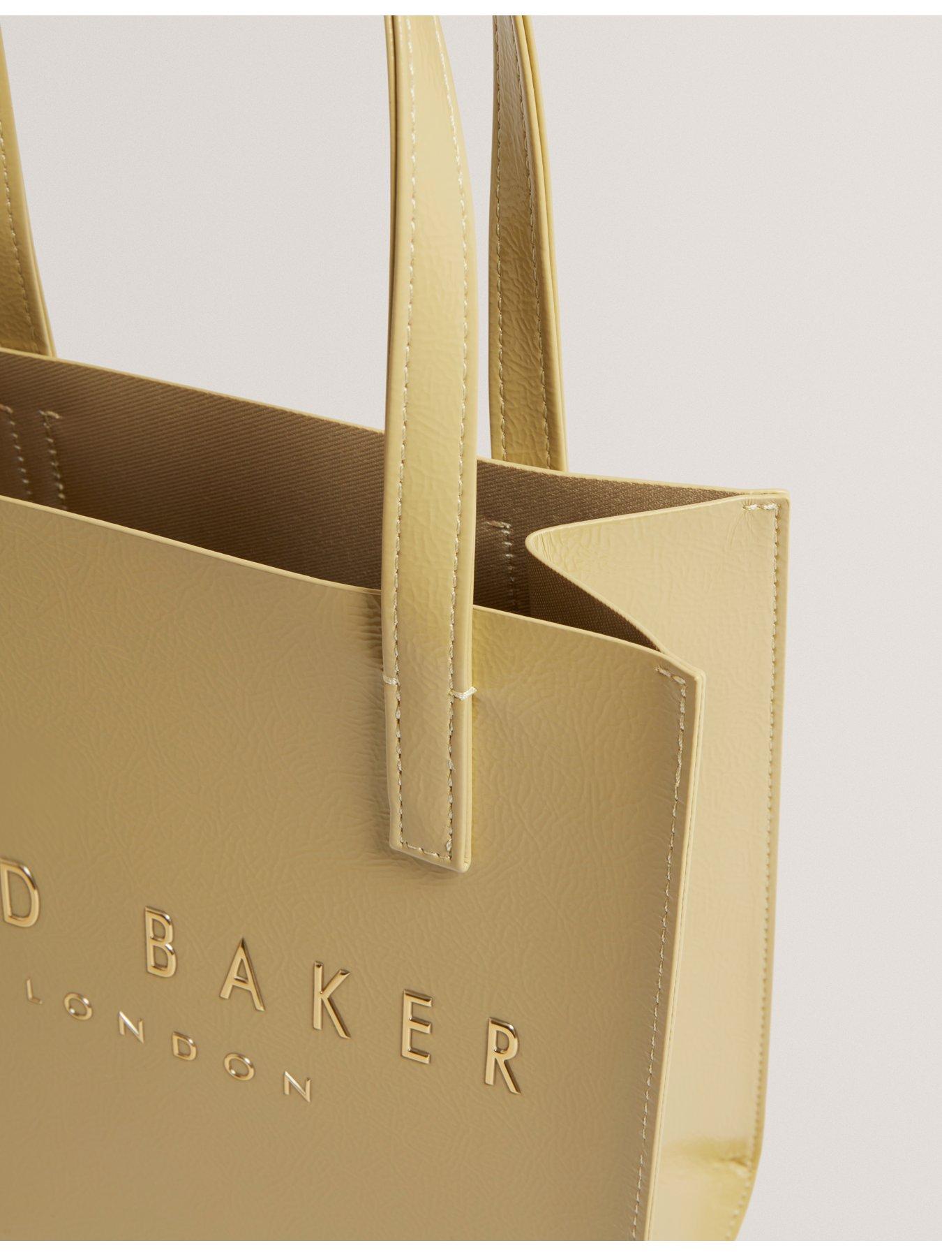 Image 4 of 4 of Ted Baker Crinkle Large Icon Bag - Yellow